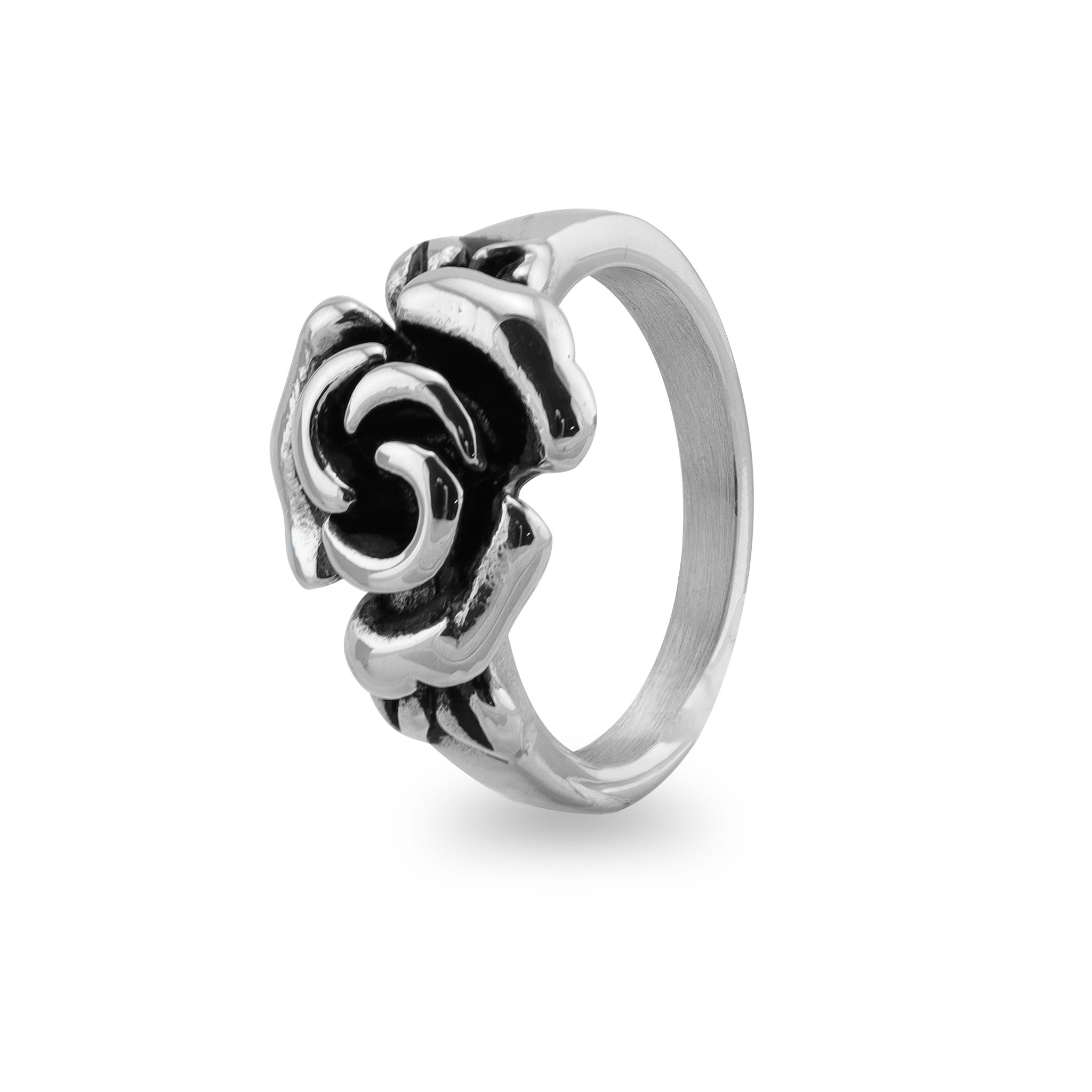 Stainless Steel Detailed Rose Ring / SCR4071、mySite、dreamappss