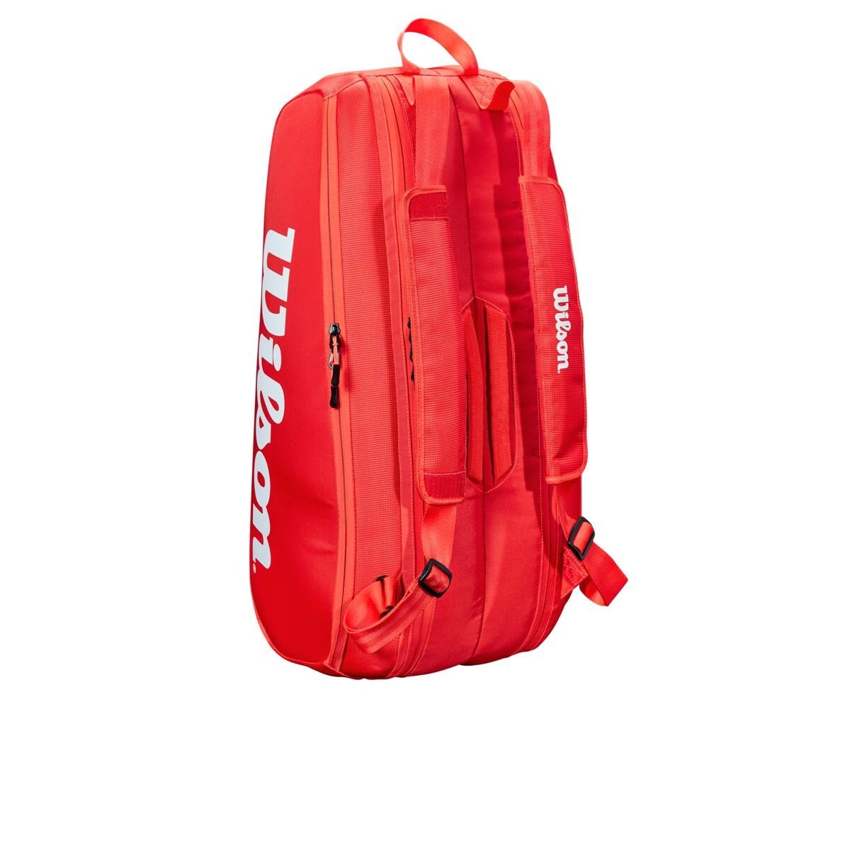 Wilson Super Tour 6 Pack Racquet Bag (Red)