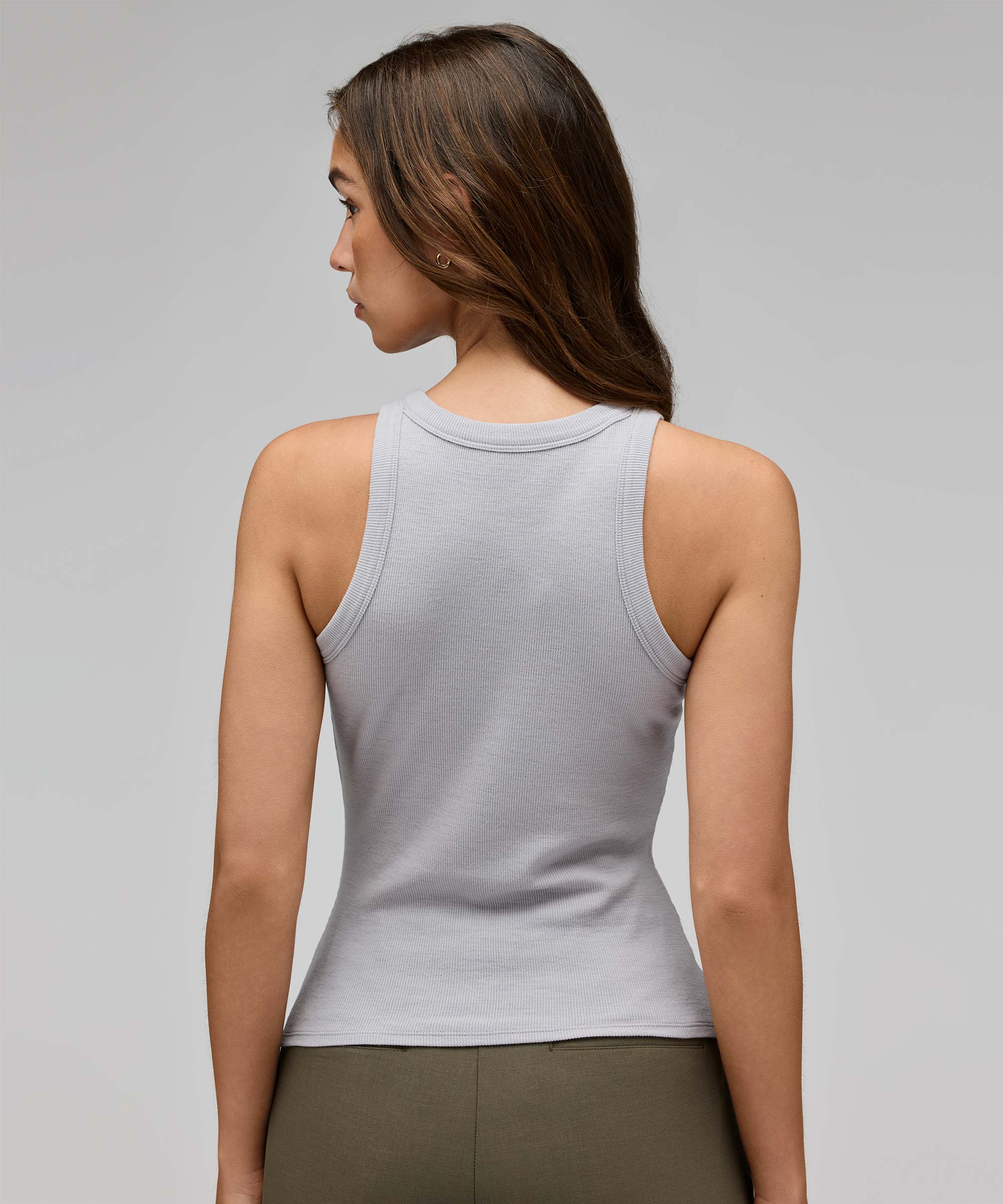 Women's Merino Ribbed Racer Tank、mySite、noshort
