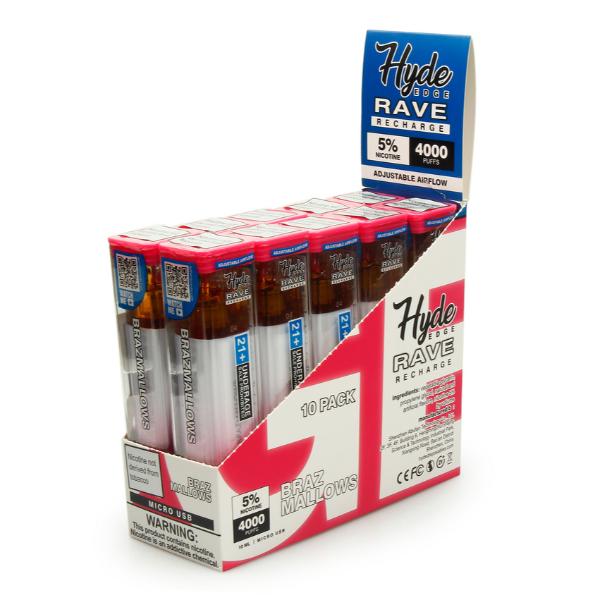 Hyde Edge RAVE Recharge 10 Pack Disposable Vape、mySite、zt4zffjzw