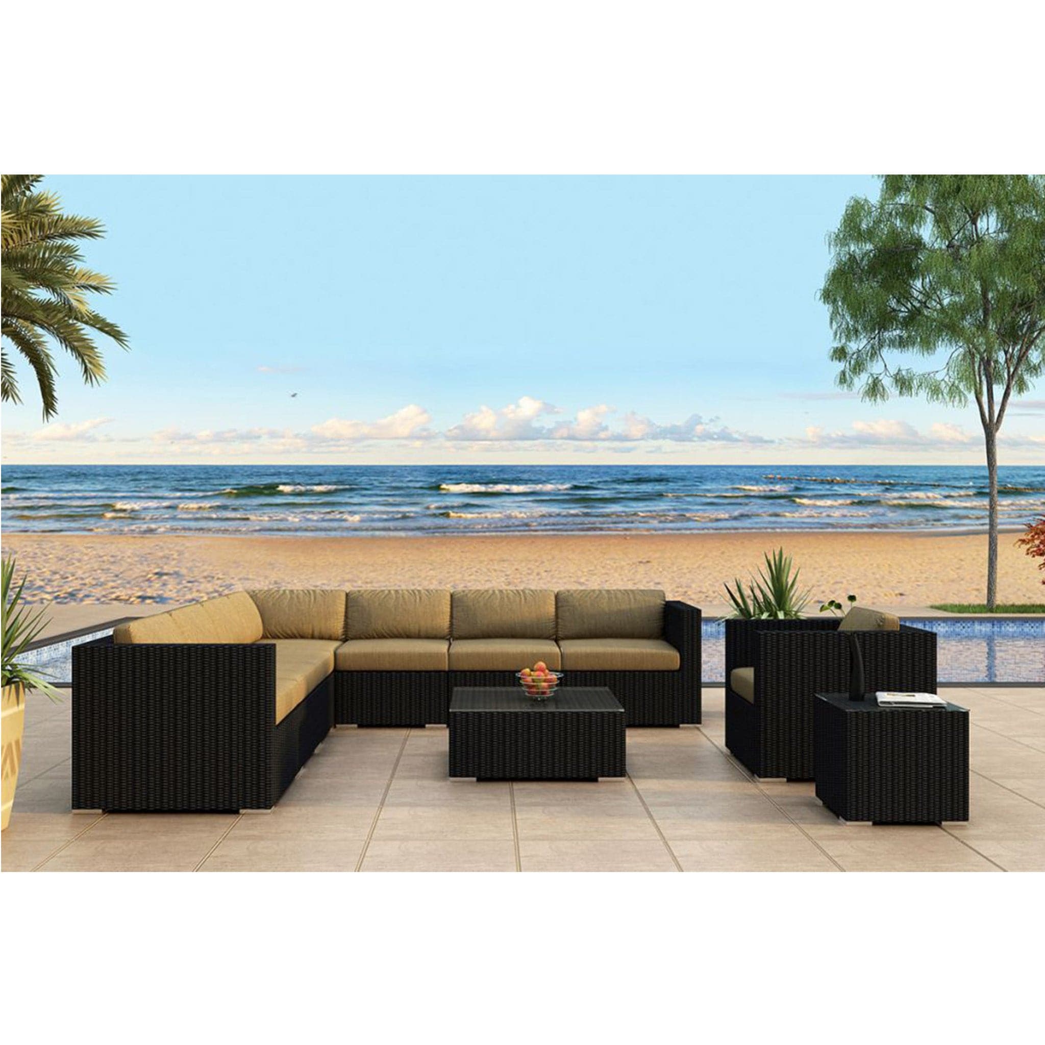 Urbana 10 Piece Club Chair Sectional Set、mySite、neckold