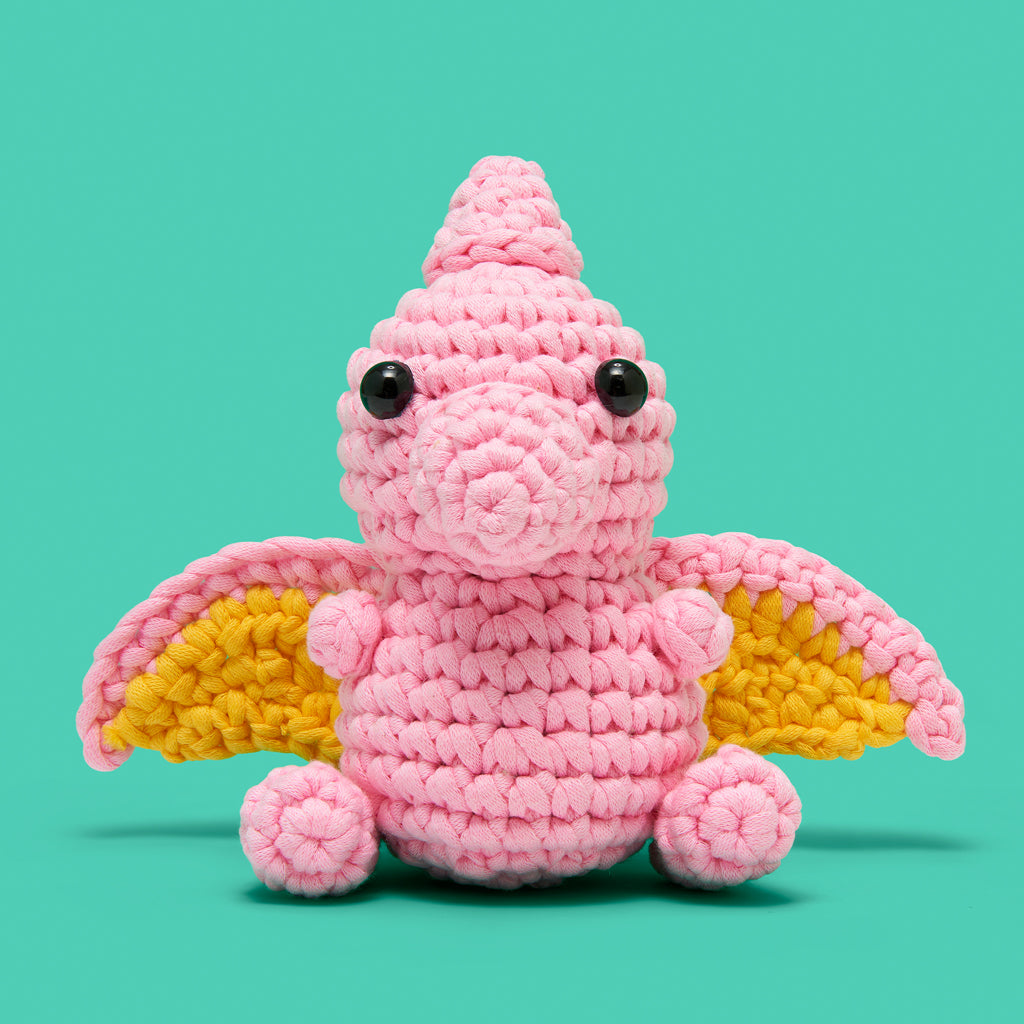 Tessa the Pterodactyl Crochet Kit、mySite、lovesweatpilates