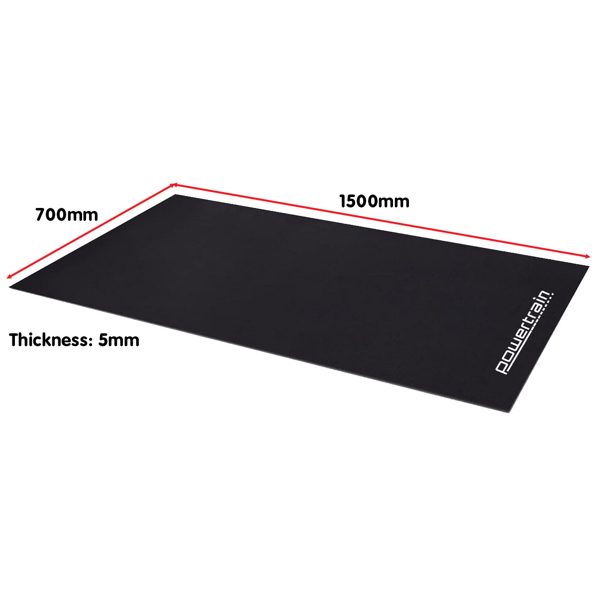 Powertrain 1.5m Exercise Equipment Mat、mySite、camillekostekn