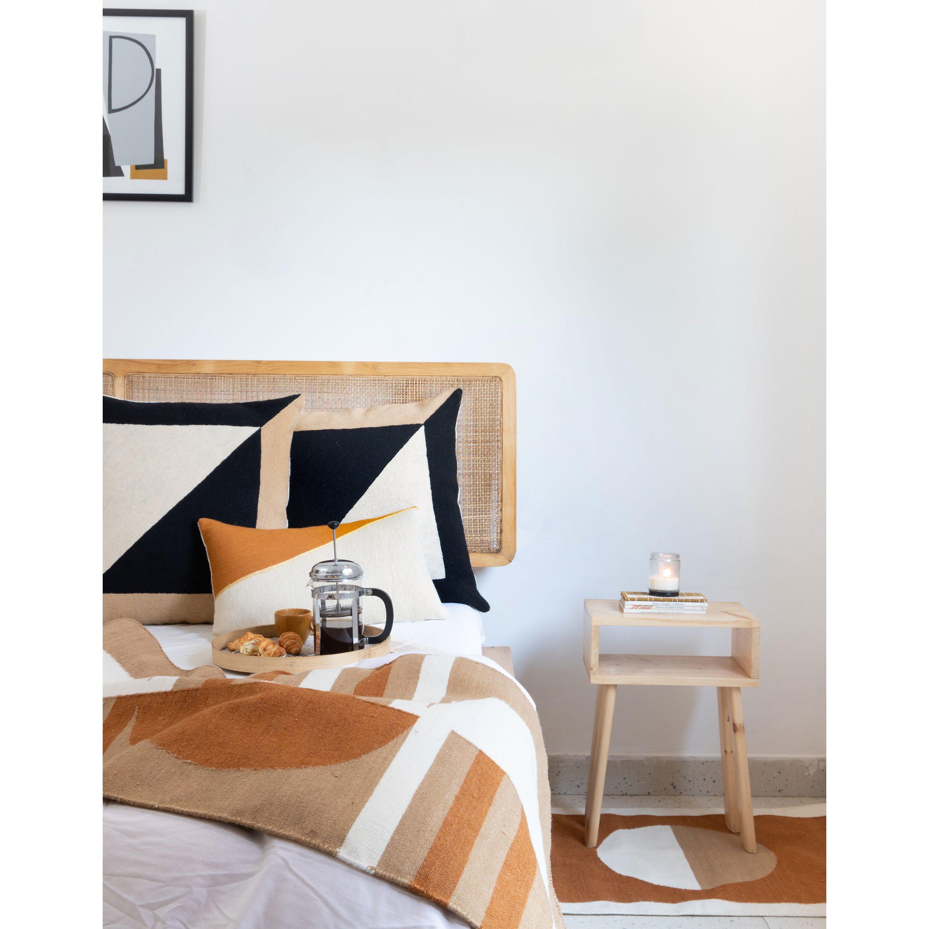 Marianne Square Pillow Black、mySite、gigharbornorthrealestate