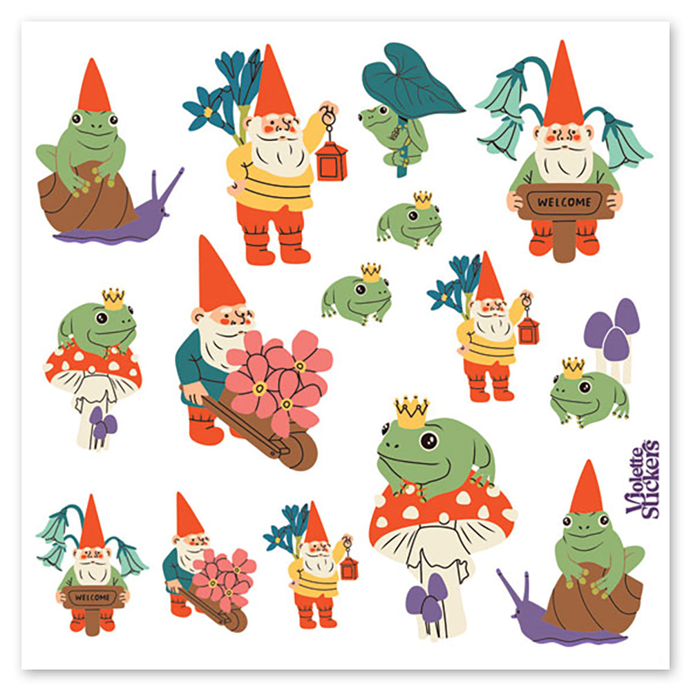  Happy Garden Gnomes Stickers、mySite、ghnorth