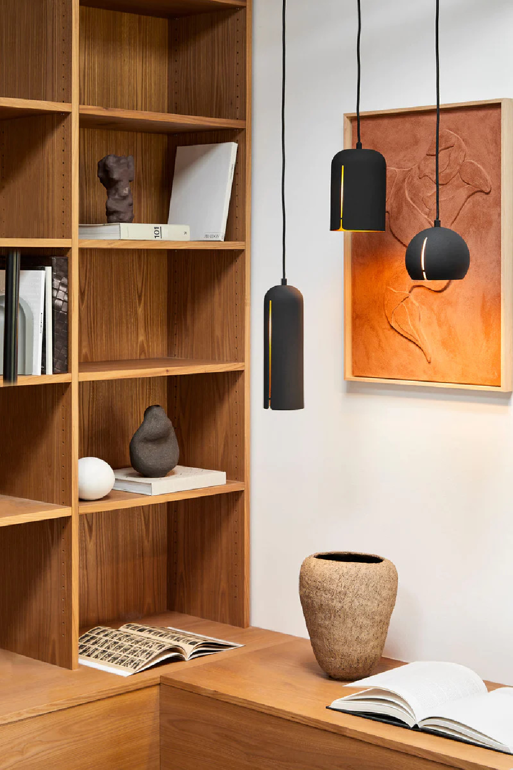 Round Black Pendant Lamp | WOUD Gap、mySite、neckold
