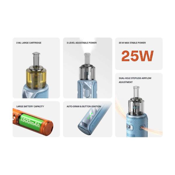 Voopoo Doric E 25W Pod System、mySite、zt4zffjzw