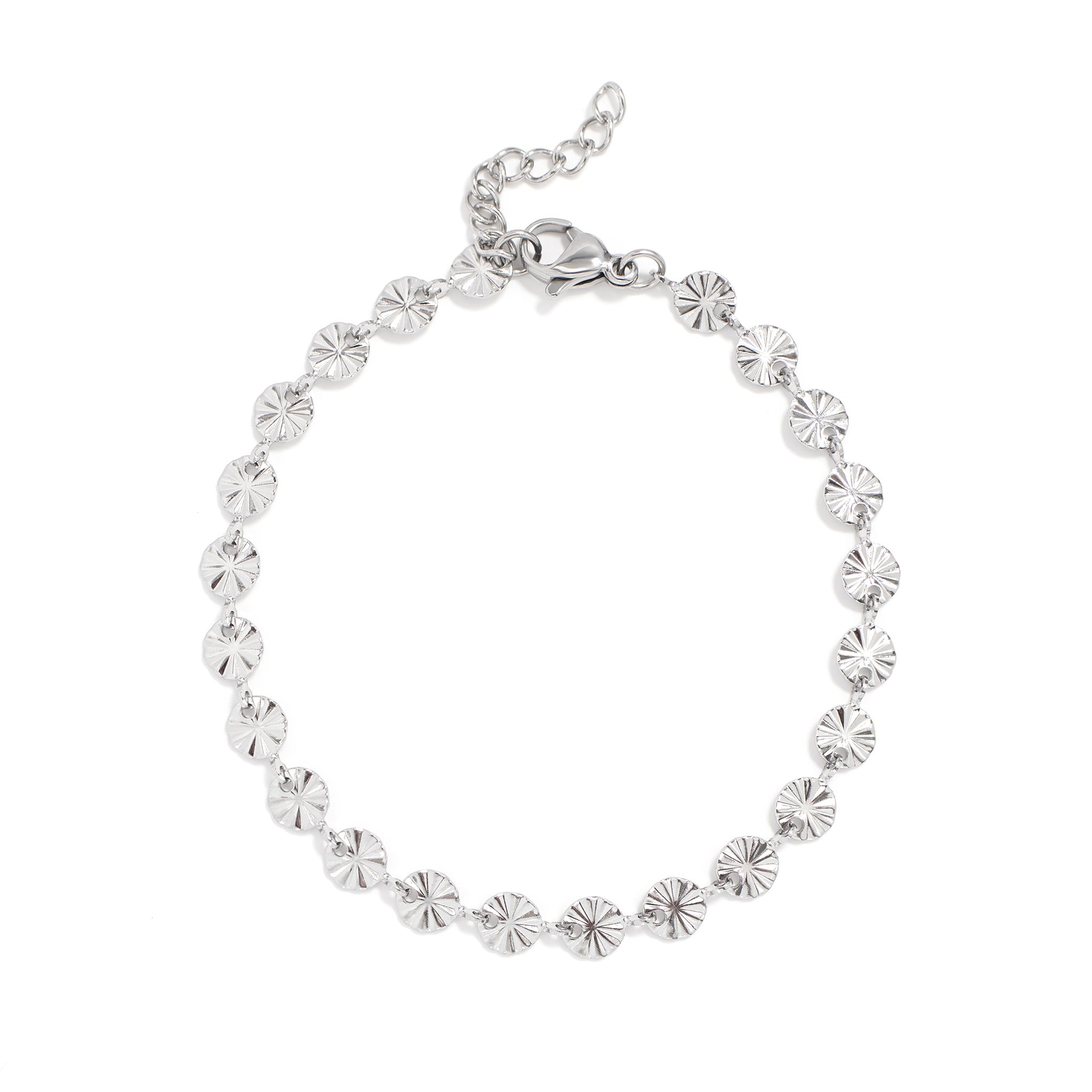 18K Gold PVD Stainless Steel Sunburst Chain Bracelet / BRJ1068、mySite、dreamappss