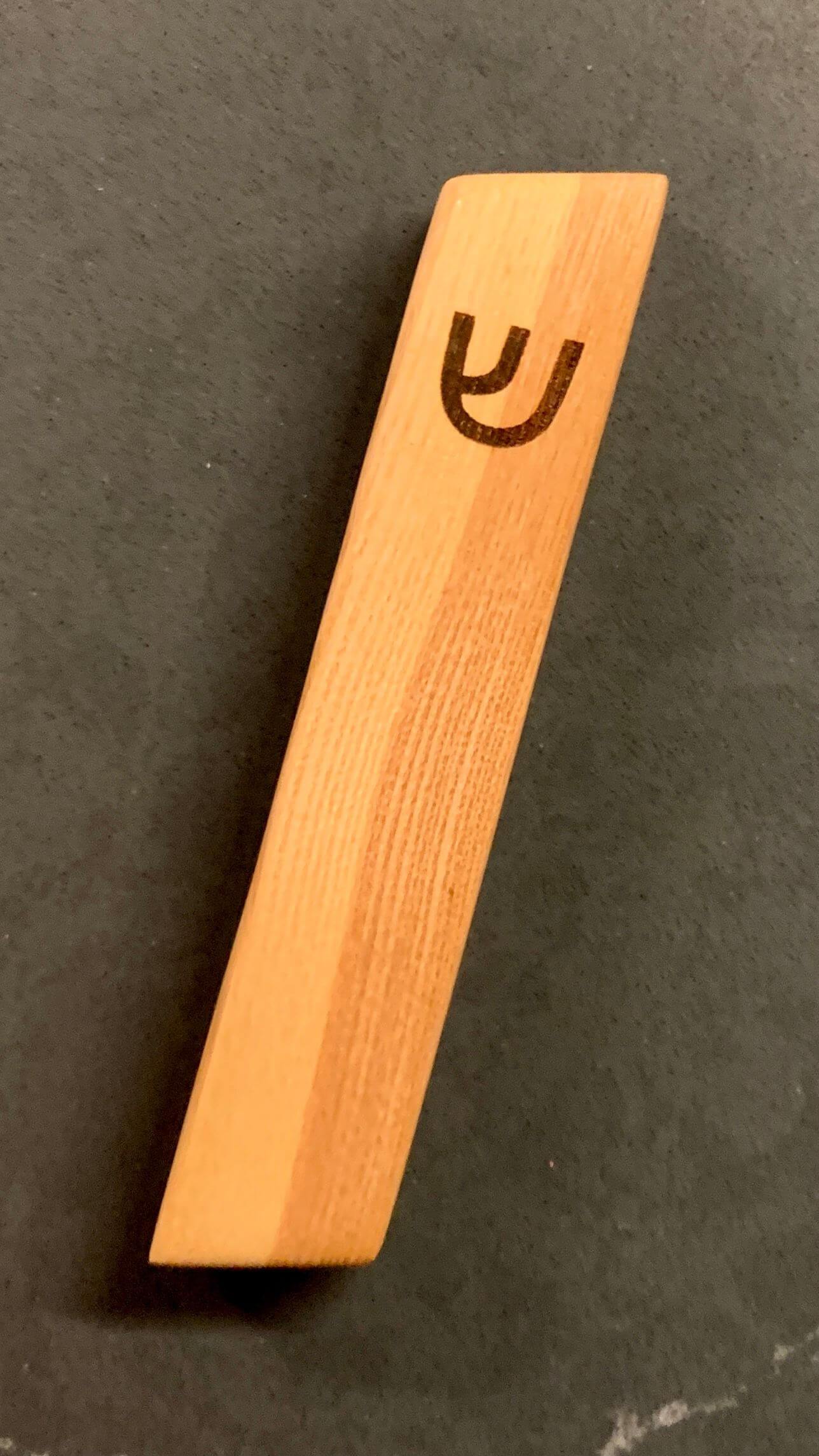 Modern Hardwood Mezuzah - Choice of Color、mySite、topwebapps