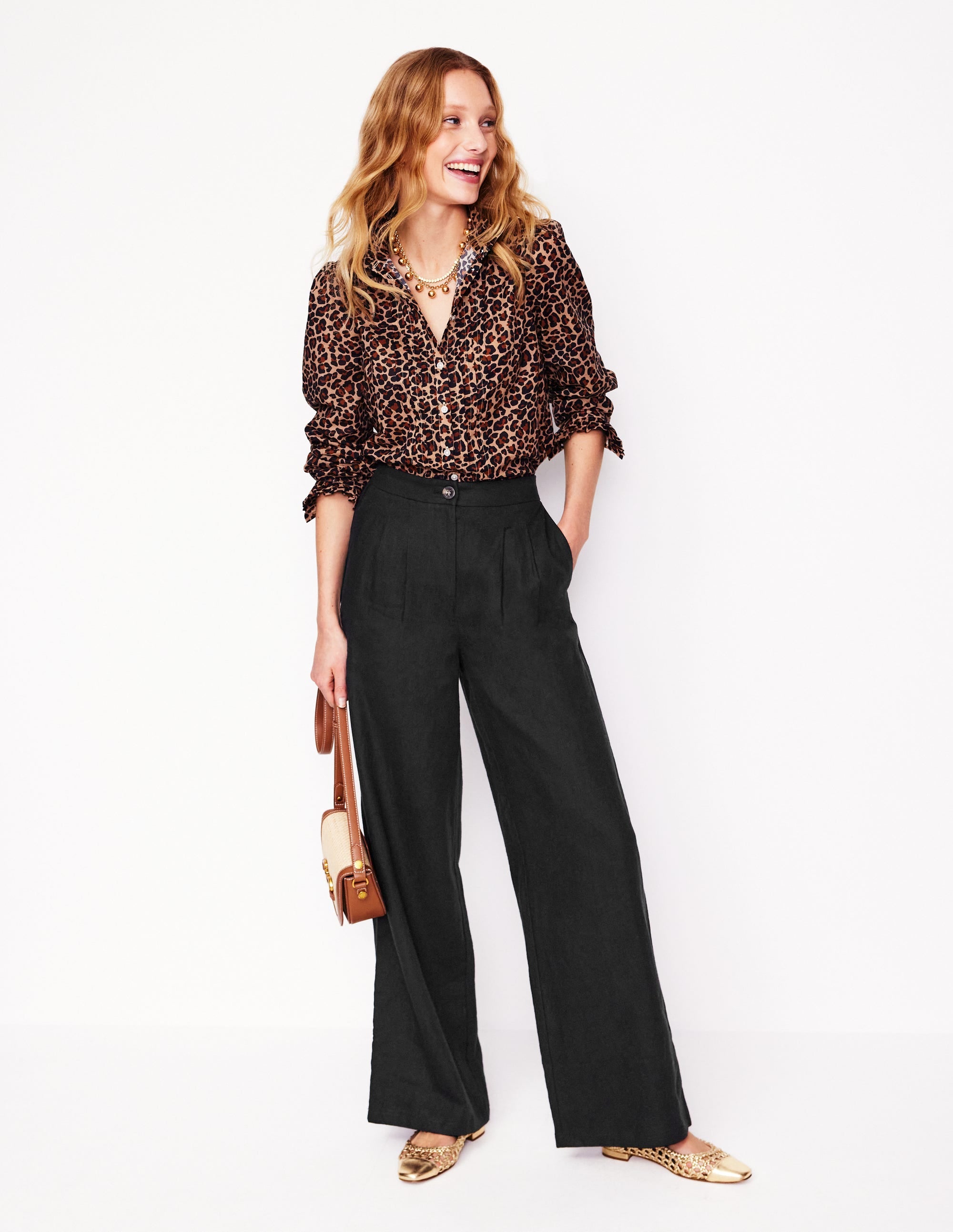  Dulwich Linen Pants-Black、mySite、ashleygrahame