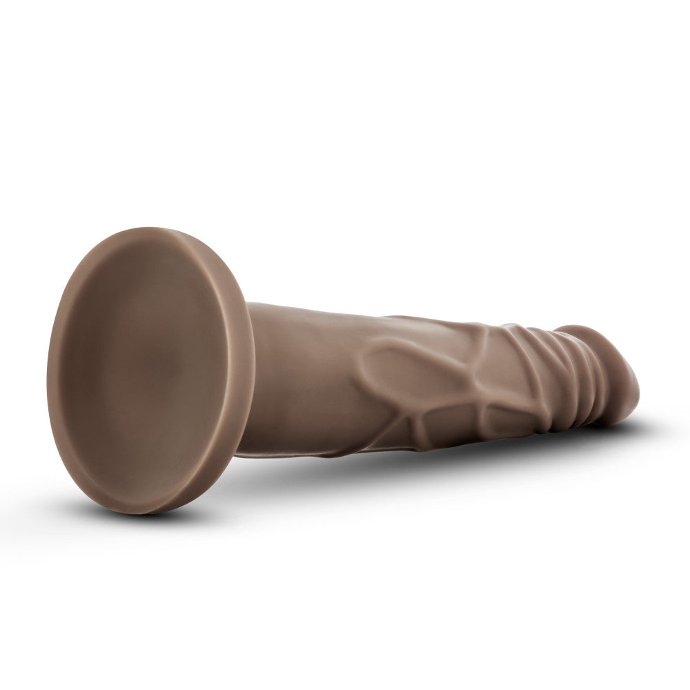 Dr. Skin By Blush® | Realistic Cock Realistic Chocolate 7.5-Inch Long Dildo With Suction Cup Base、mySite、bottomscart