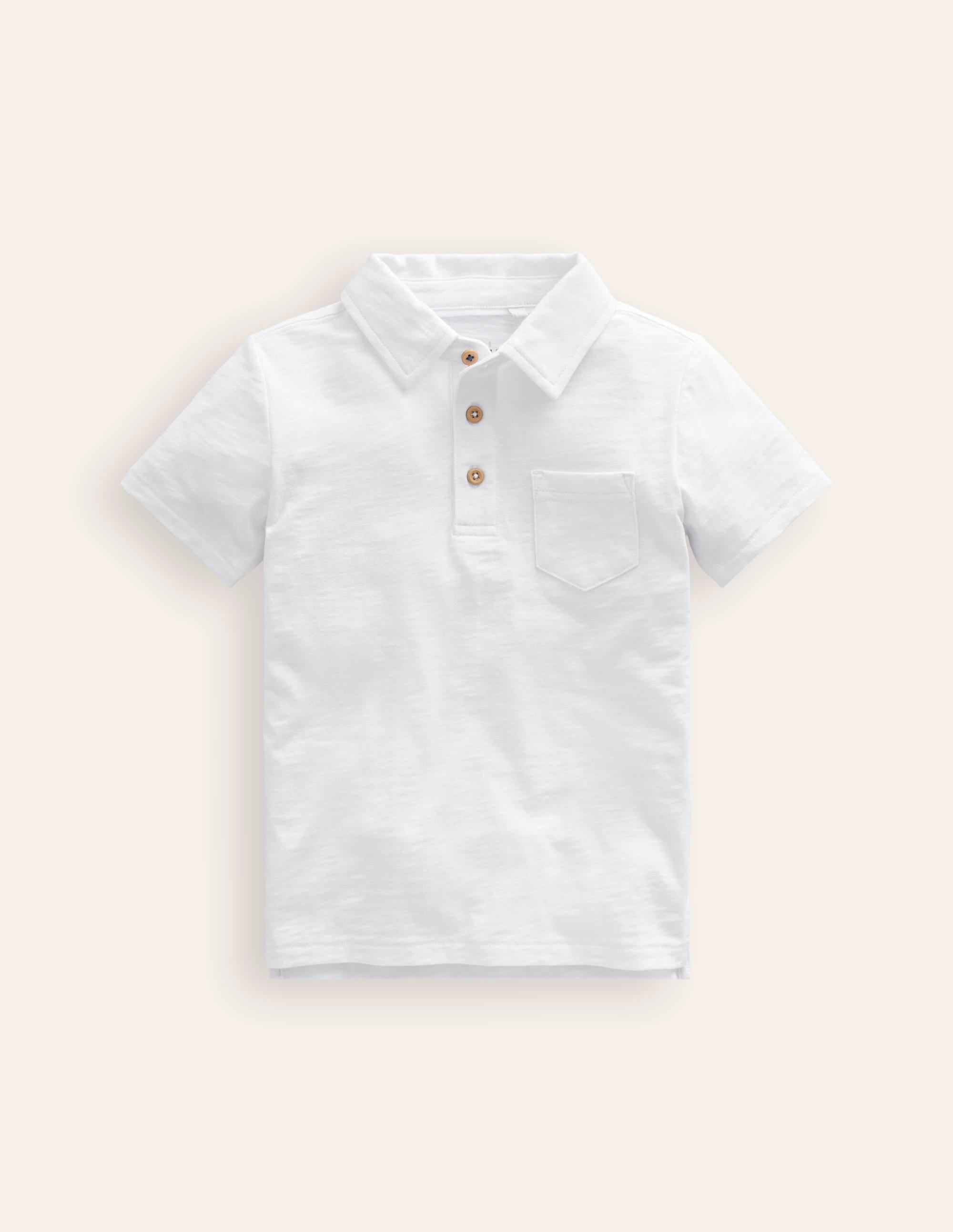  Slub Polo Shirt-White、mySite、ashleygrahame