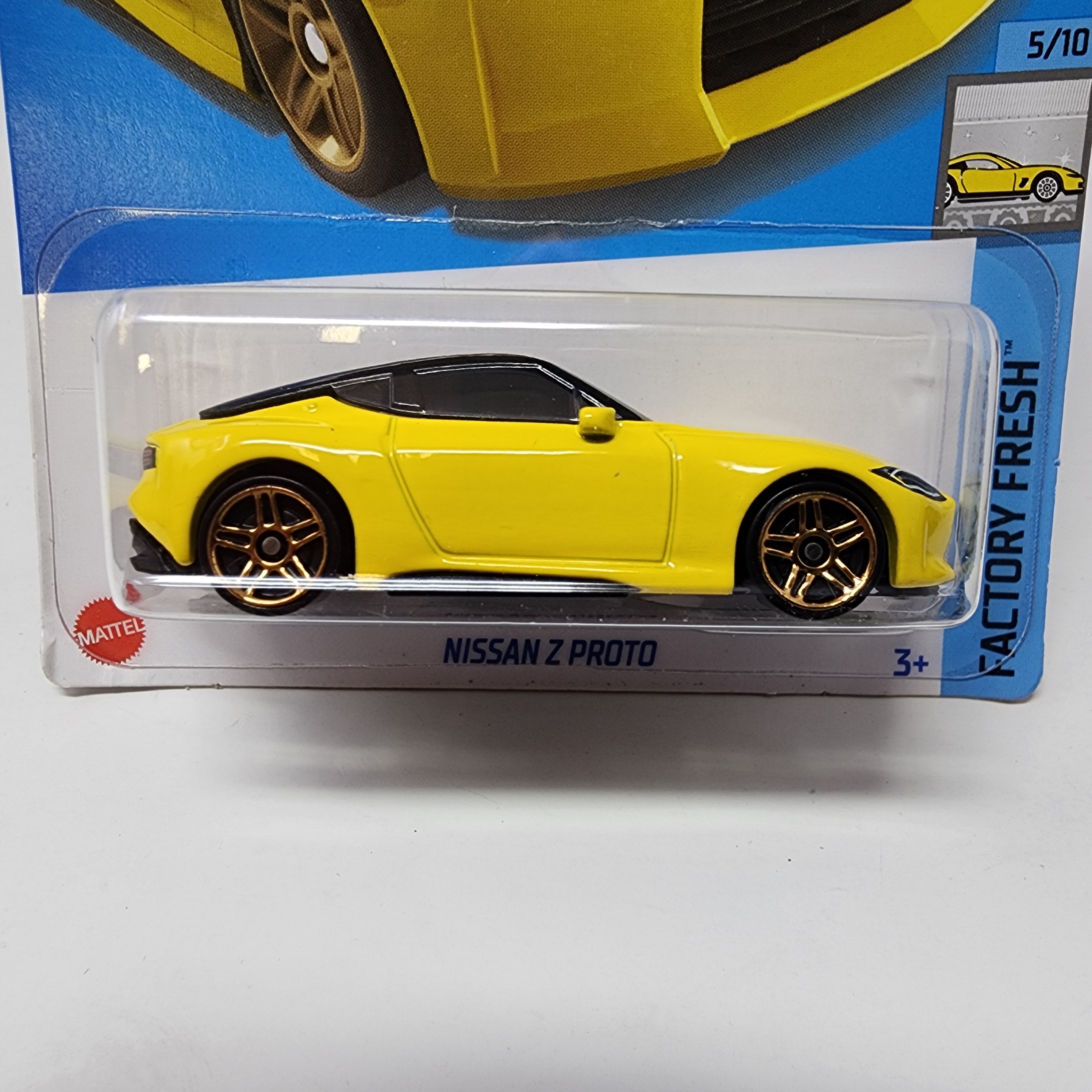 Nissan Z Proto #124 * Yellow * Hot Wheels 2022、mySite、hgirdovlk