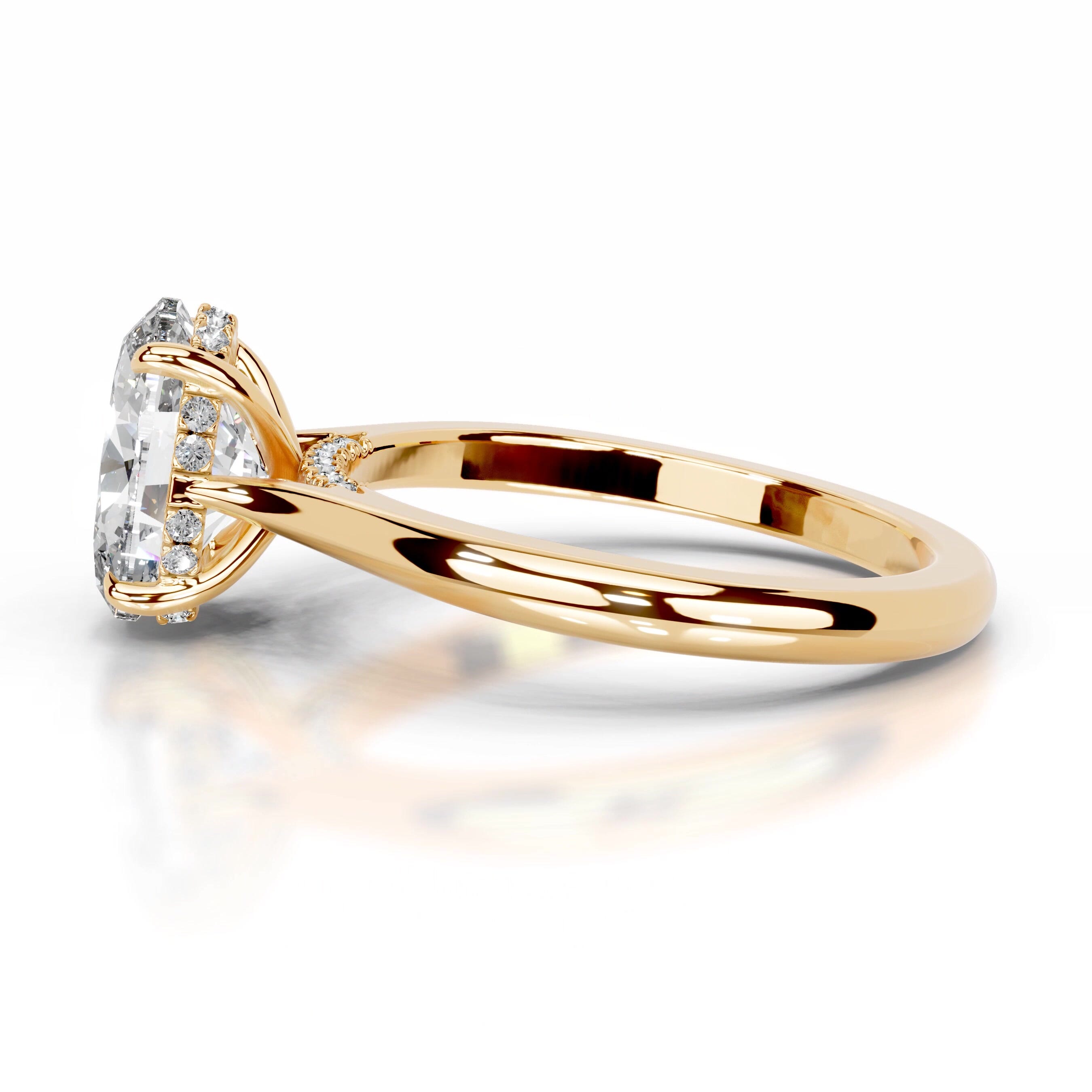 Bahia Diamond Engagement Ring - 18K Yellow Gold、mySite、hinf8tx79