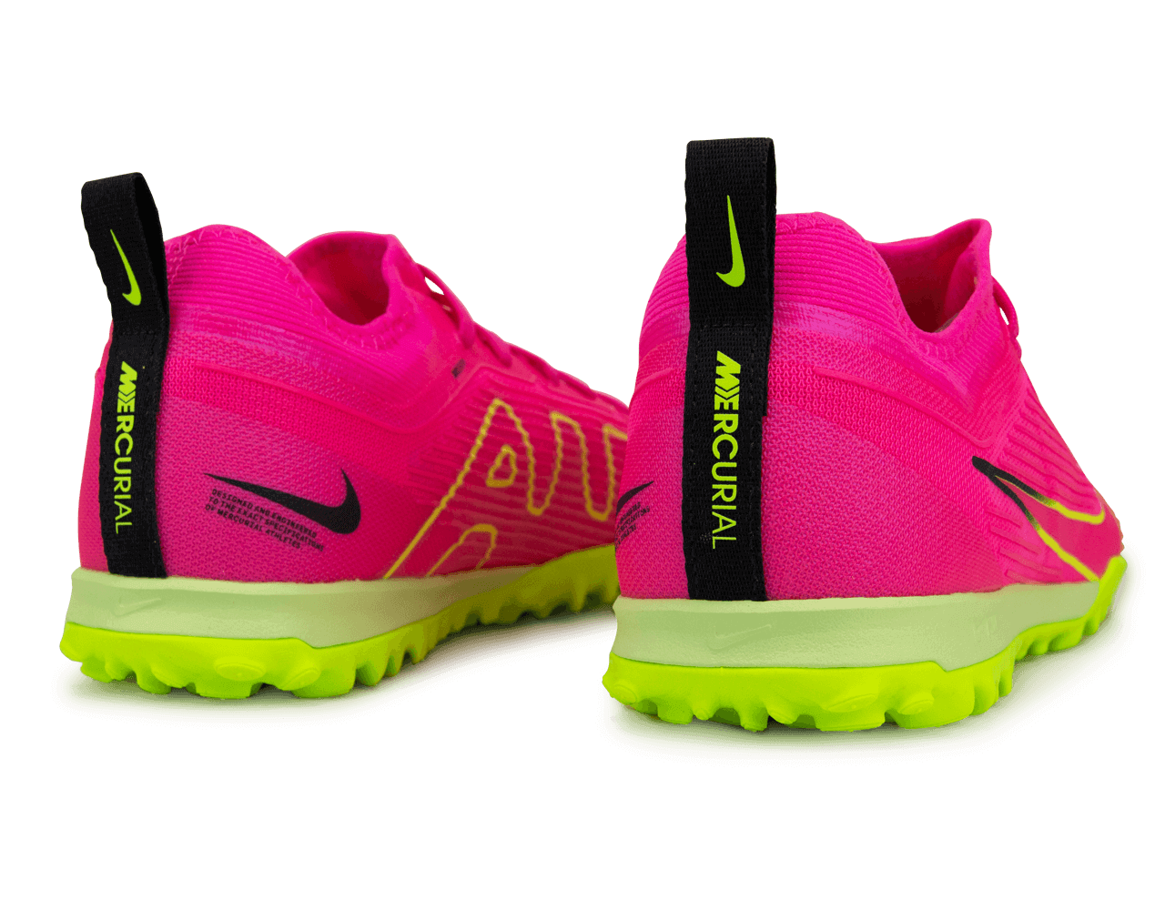 Nike Men's Zoom Mercurial Vapor 15 Pro TF Pink/Volt、mySite、noshort