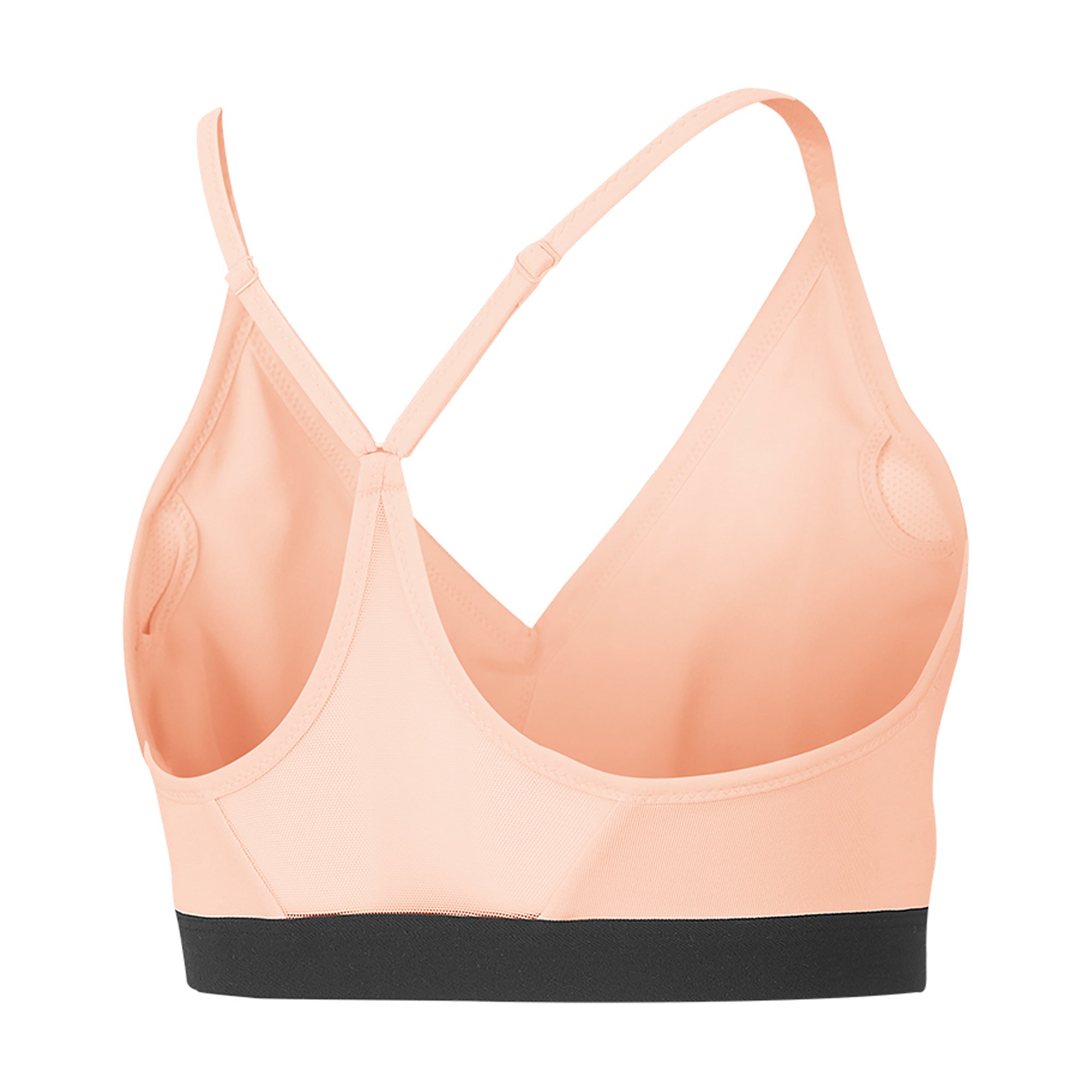 Nike Women's Indy Dri-FIT V-Neck Sports Bra Pink/Black、mySite、noshort