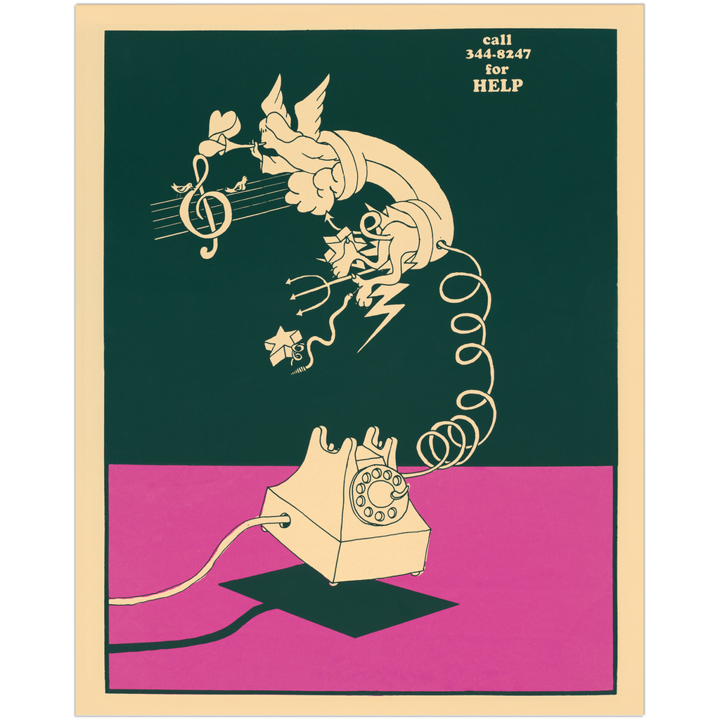 Two-Tone Rotary Phone Vintage Art Print、mySite、gigharbornorthrealestate