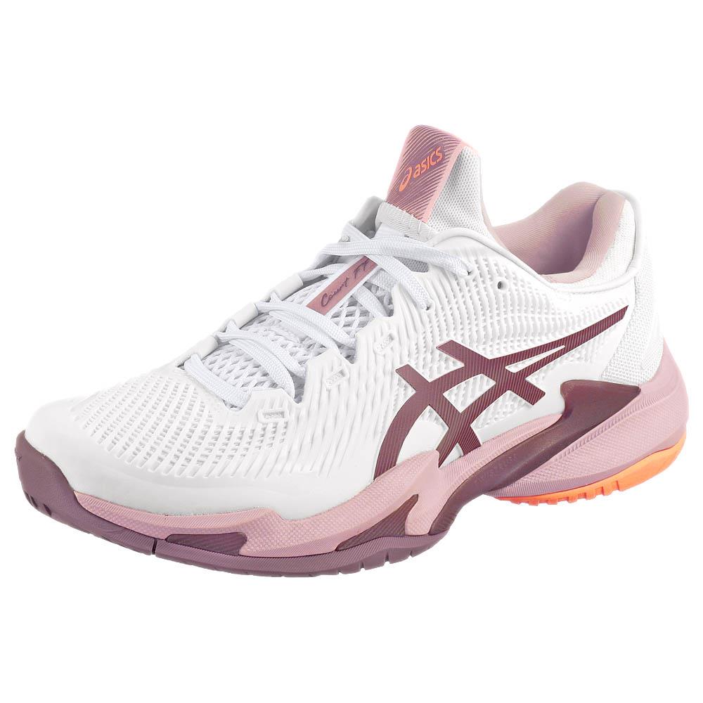 Asics Women's Court FF 3 - White/Watershed Rose、mySite、neckold