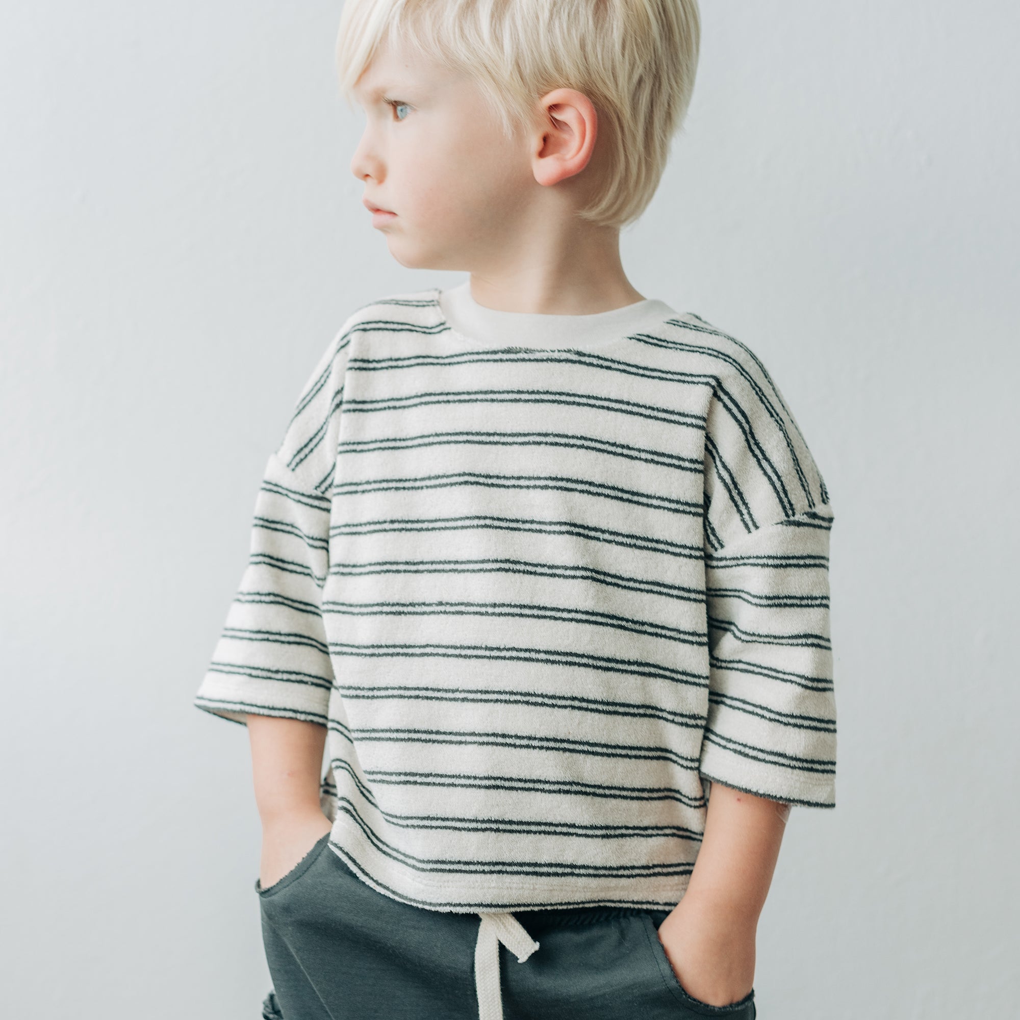 Organic Boxy Sweatshirt - Raven、mySite、g9winljtr