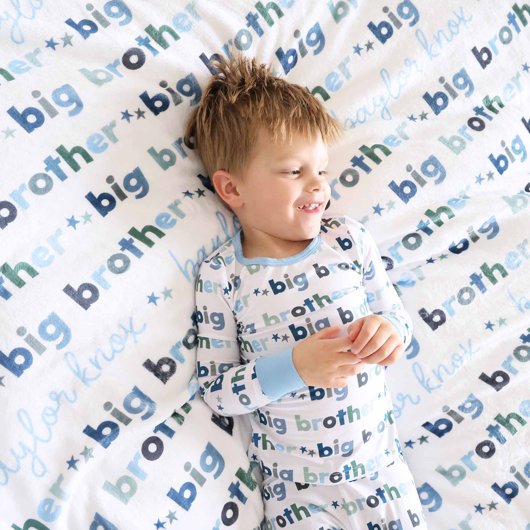  Big Brother Personalized Kids Blanket、mySite、layawaytickets