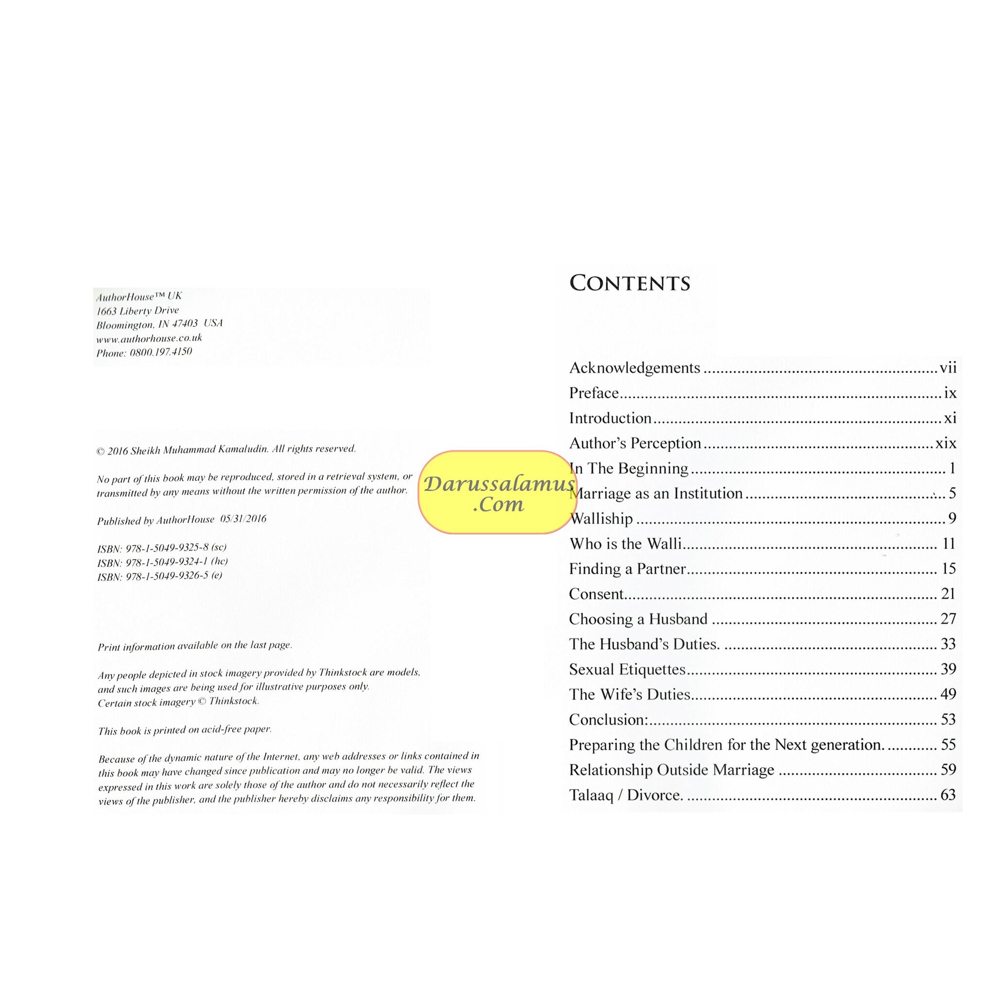 Cultural Perception of Marriage Among Muslims By Sheikh Muhammad Kamaludin、mySite、topwebapps