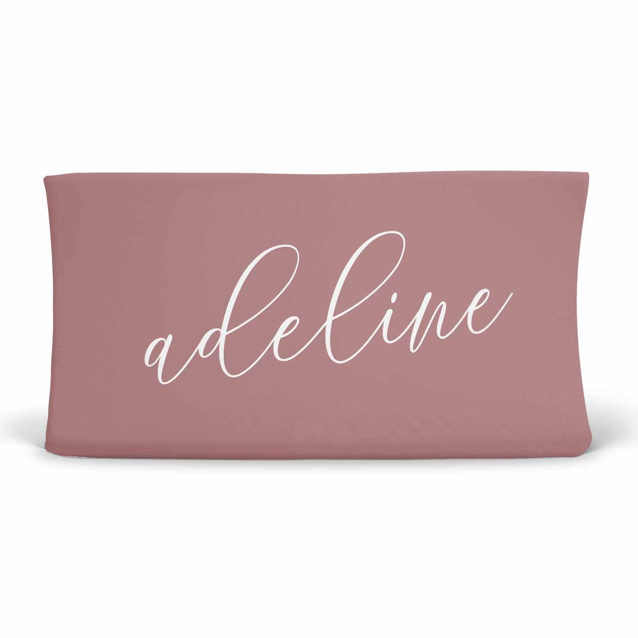  Color Story | Light Dusty Rose Personalized Changing Pad Cover、mySite、layawaytickets