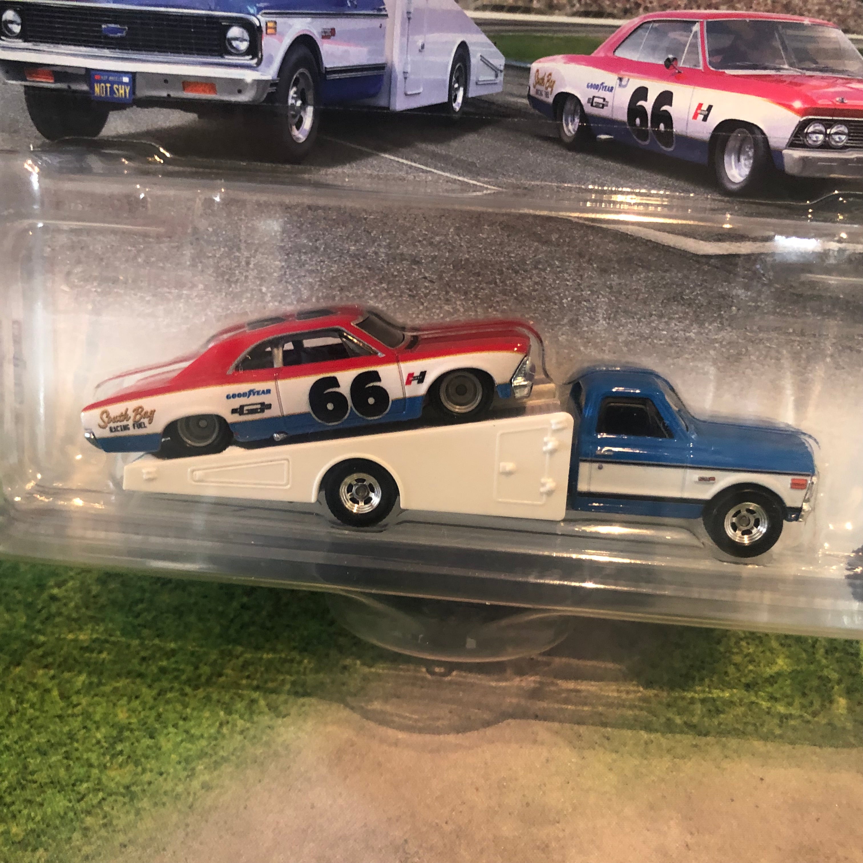 '66 Chevelle & '72 Chevy Ramp Truck * 2024 Hot Wheels Team Transport Case A、mySite、hgirdovlk