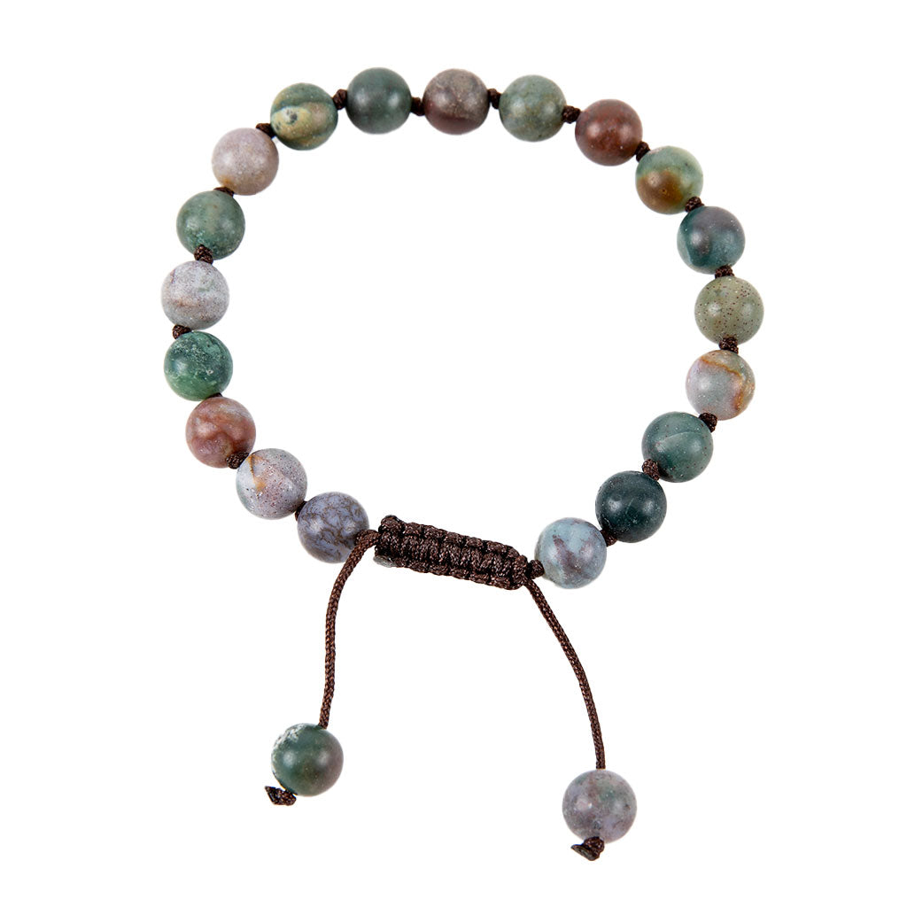 Adjustable Beaded Blood Stone Bracelet、mySite、topwebapps