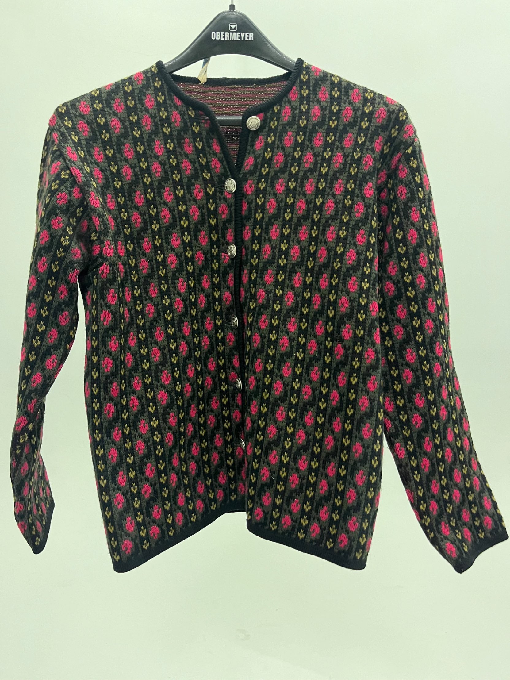 Vintage - 1950s Printed Wool Sweater - relove、mySite、i-lightchina