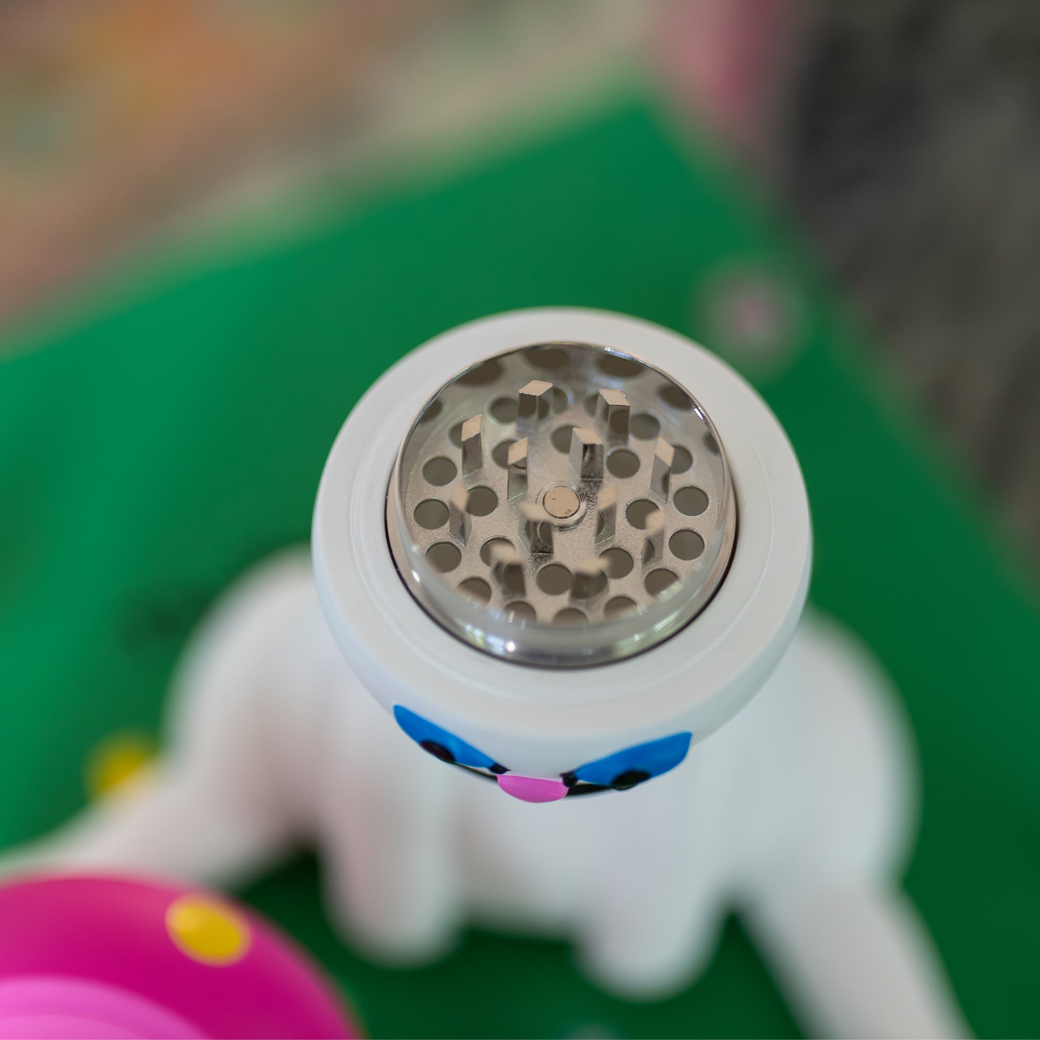  Psychedelic Nerm Grinder (White)、mySite、merchandisen