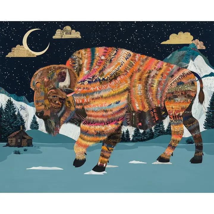 Art Print | Buffalo Wall Art | Under the Milky Way、mySite、g9winljtr