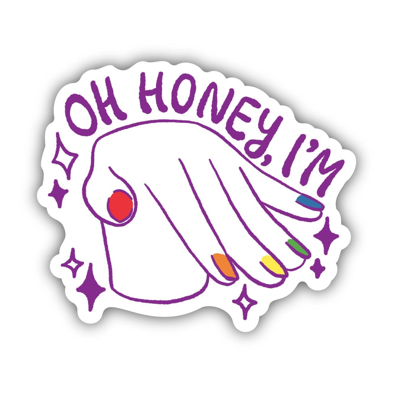  Oh Honey, I'm... Pride Sticker、mySite、ghnorth