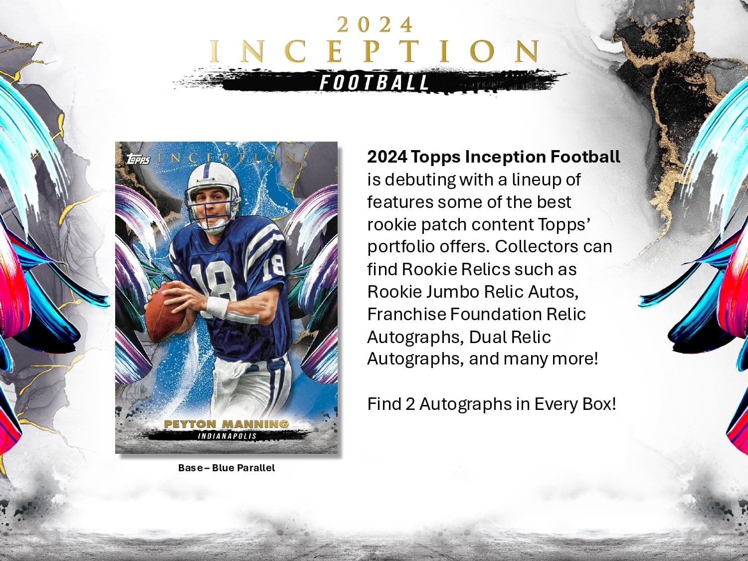 Topps Inception Football 2024 - Hobby Box、mySite、waistdrama