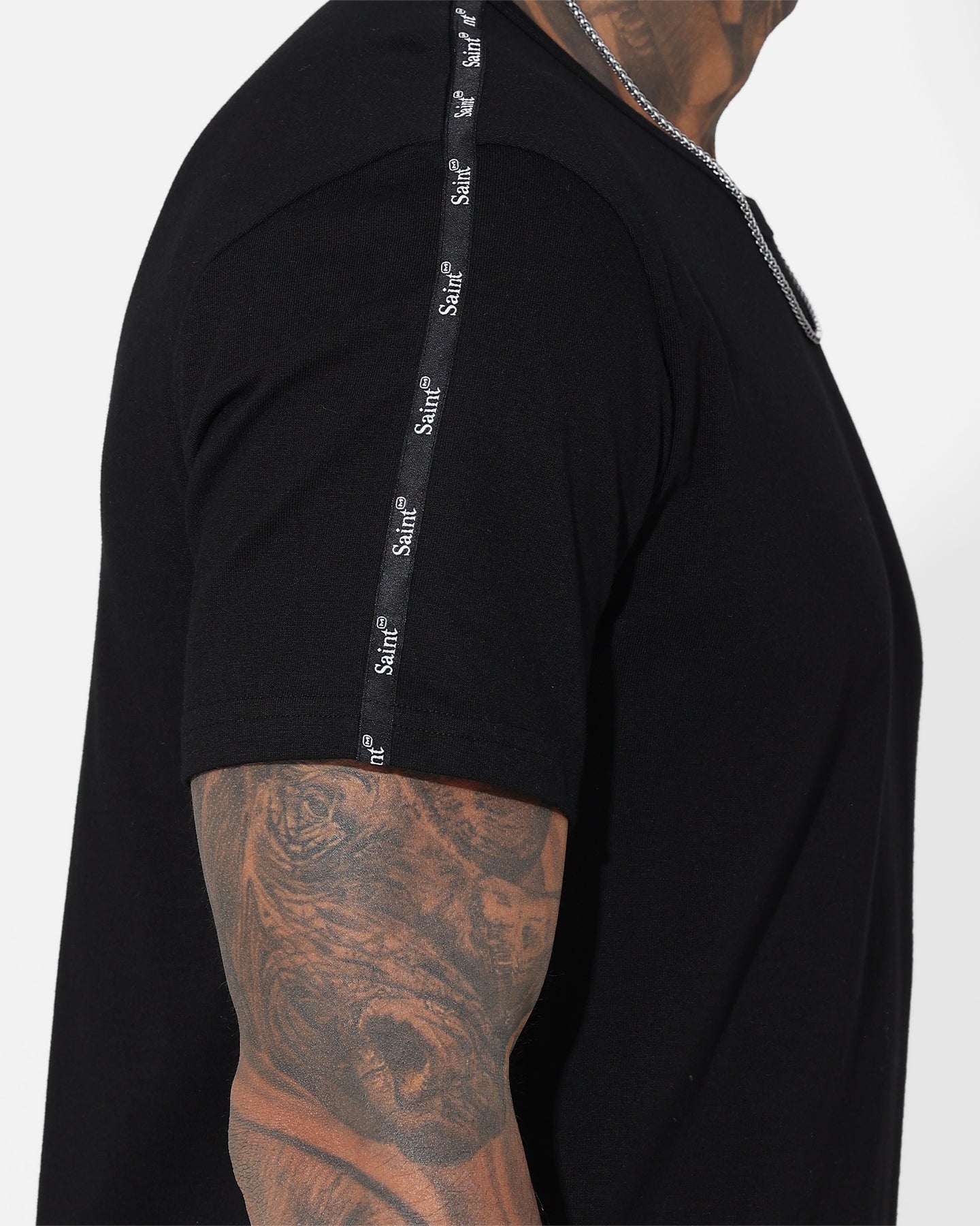 Saint Morta Numeraire Sport El Duplo T-Shirt Black/Black、mySite、zt4zffjzw