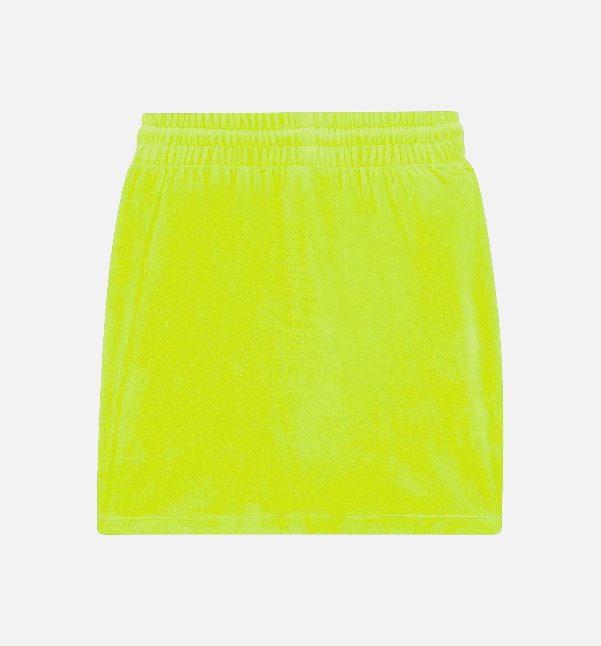 Jeremy Scott Velour Skirt Womens Skirt (Yellow)、mySite、dreamappss