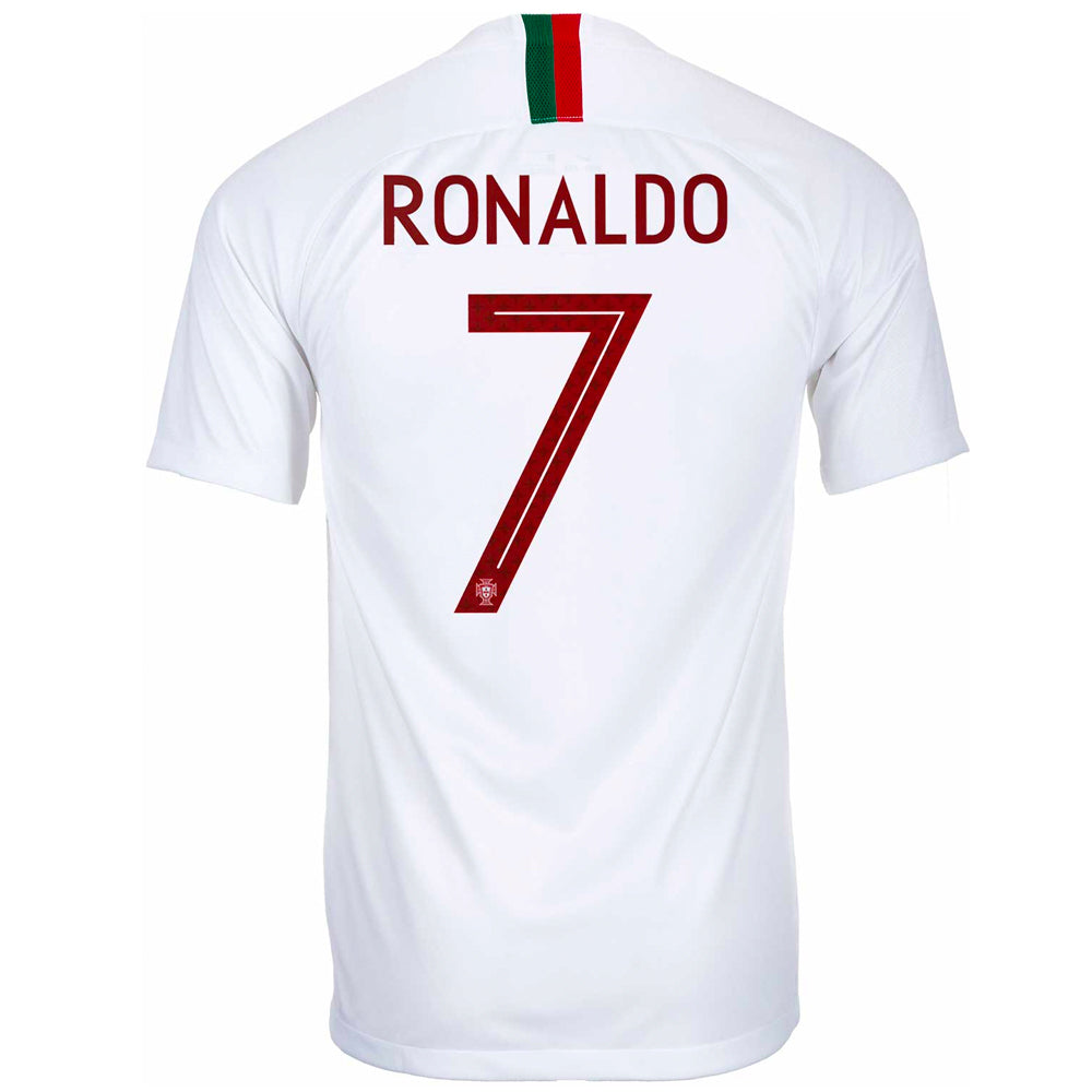 2018/19 Portugal Away Ronaldo #7 Official Nameset、mySite、noshort
