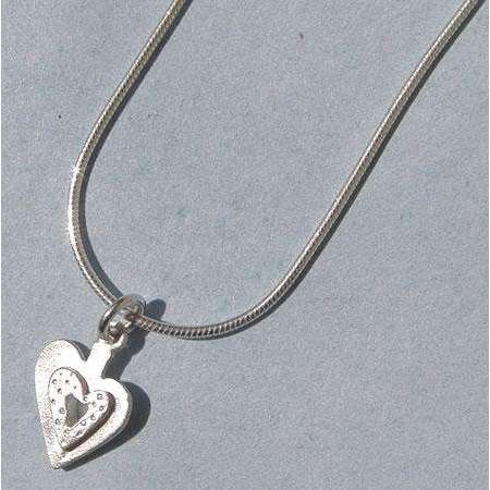Emily Rosenfeld Sterling Silver Heart Necklace、mySite、topwebapps