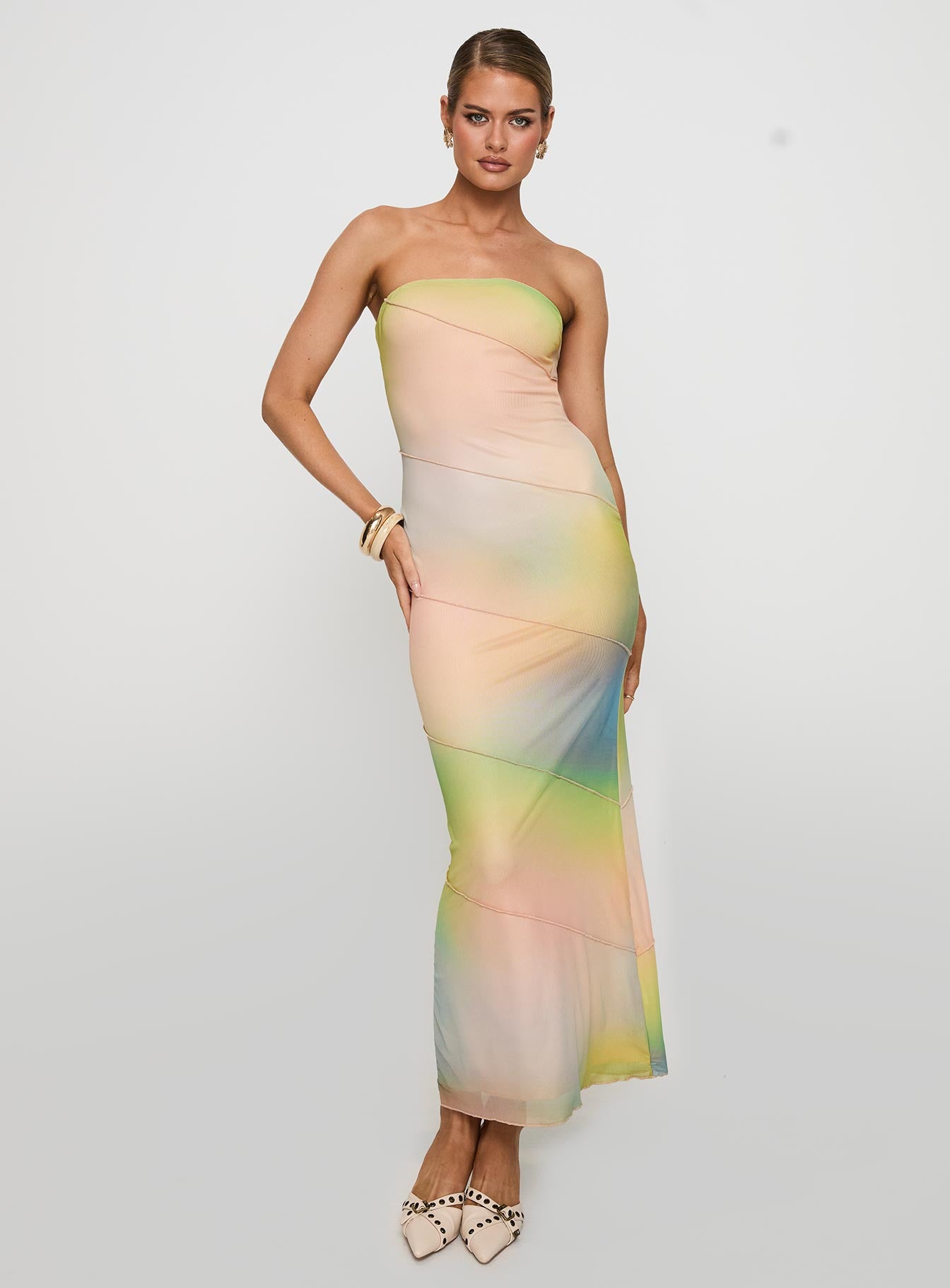 Luela Maxi Dress Tie Dye Multi、mySite、solidvoid