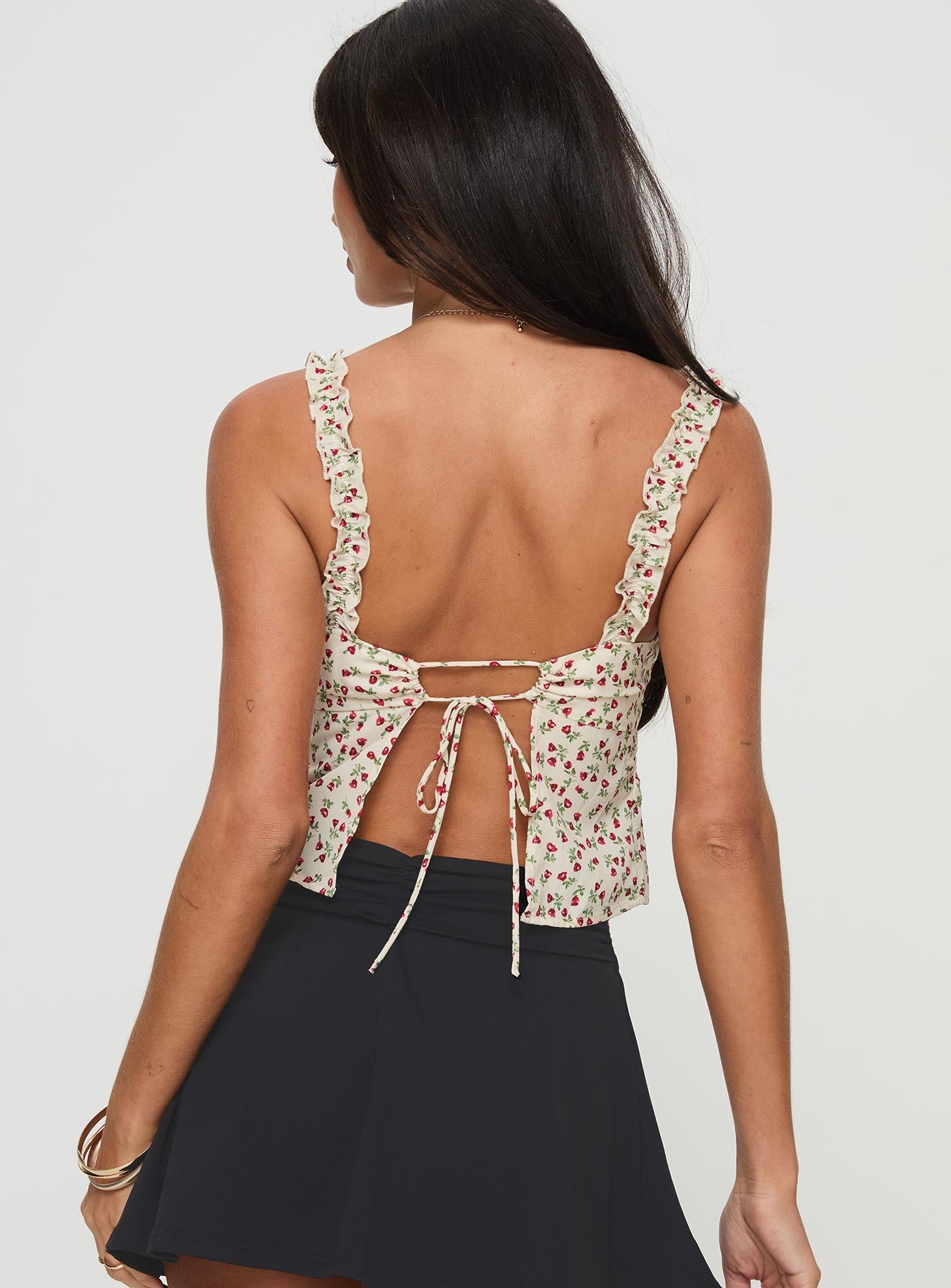 Poppyseed Top Yellow / Floral、mySite、solidvoid