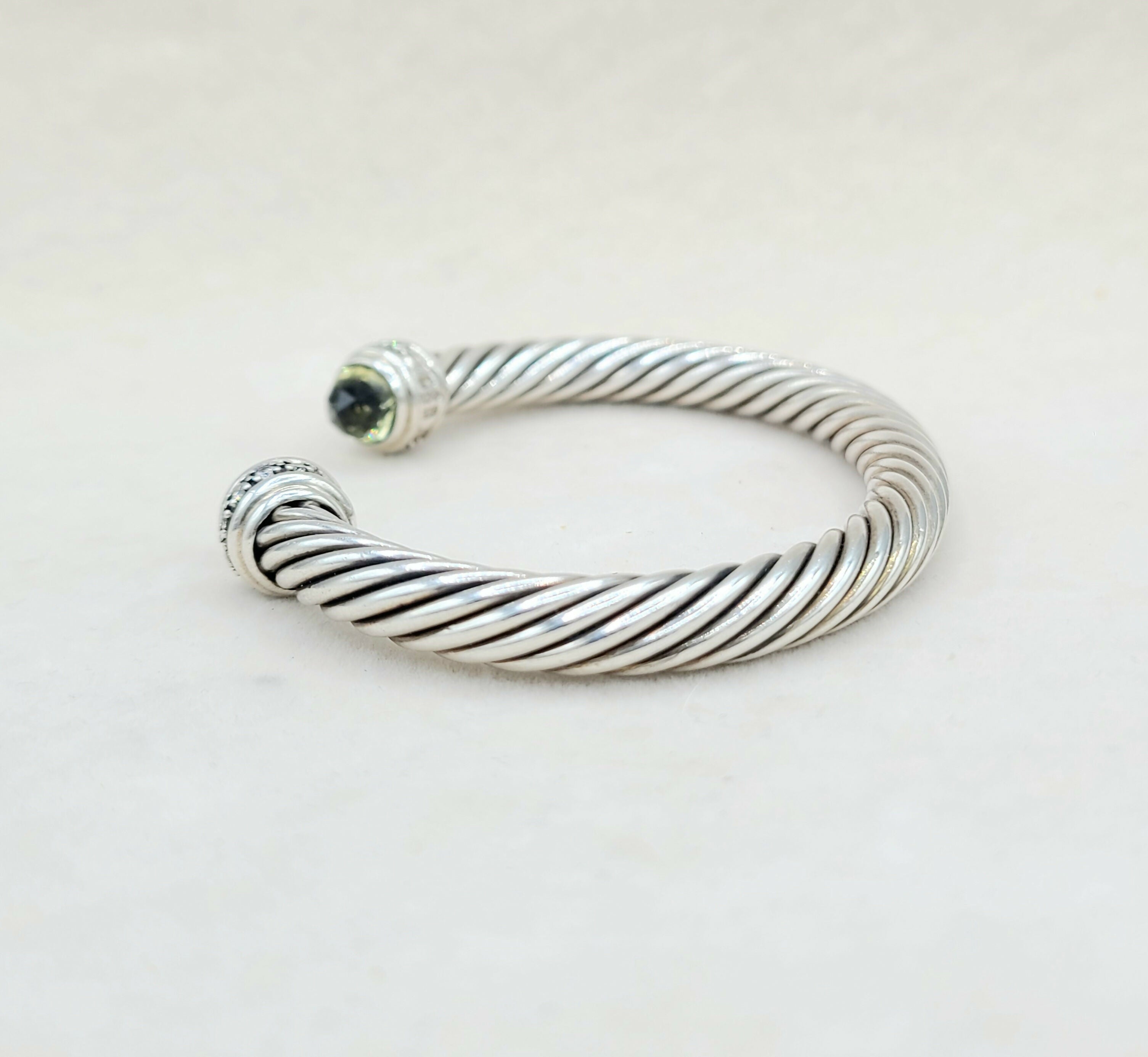 David Yurman Cable Classics Bracelet 7mm Lemon Citrine & Diamonds、mySite、hinf8tx79