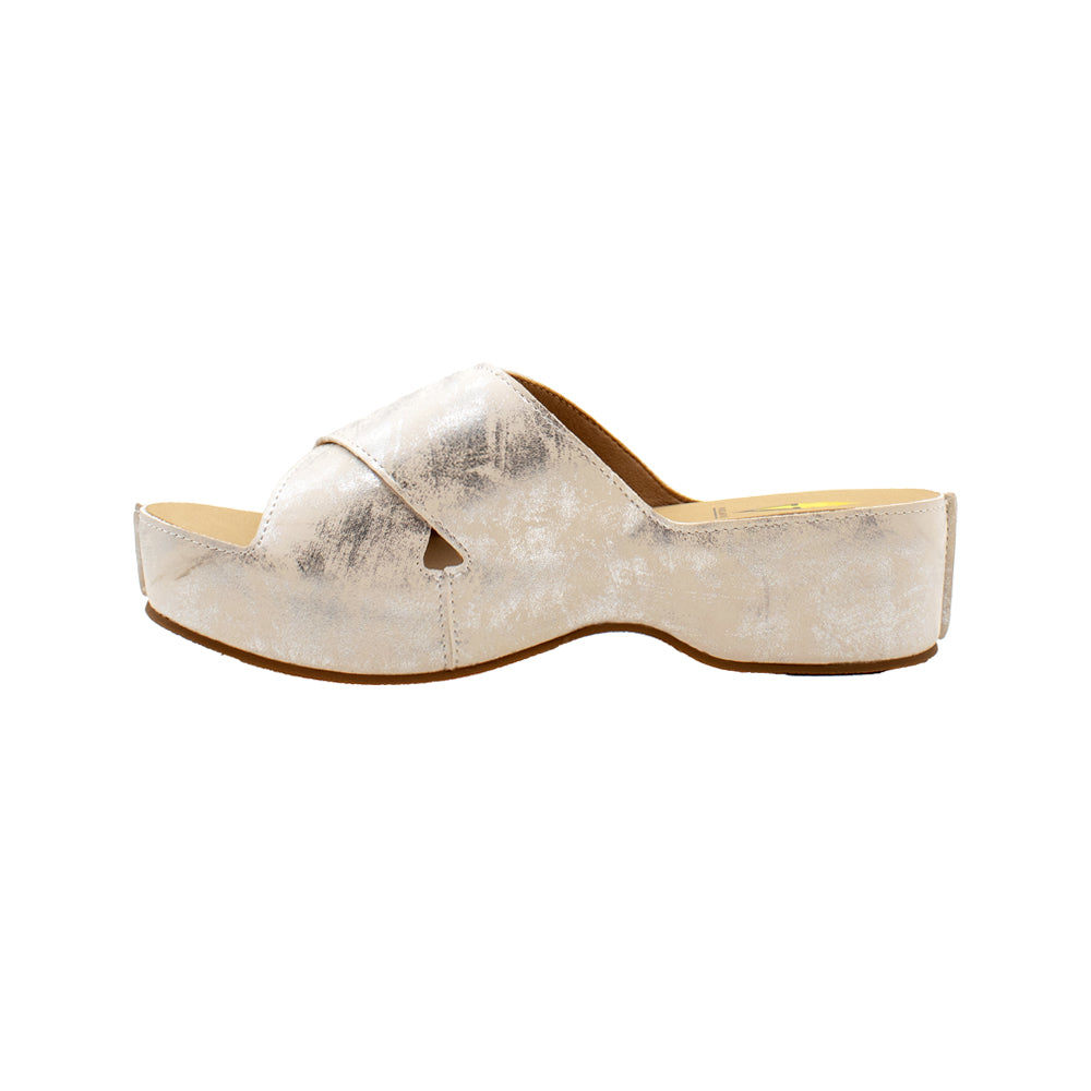 Edith Metallic Platform Slide Sandals、mySite、gtrtttuynbv