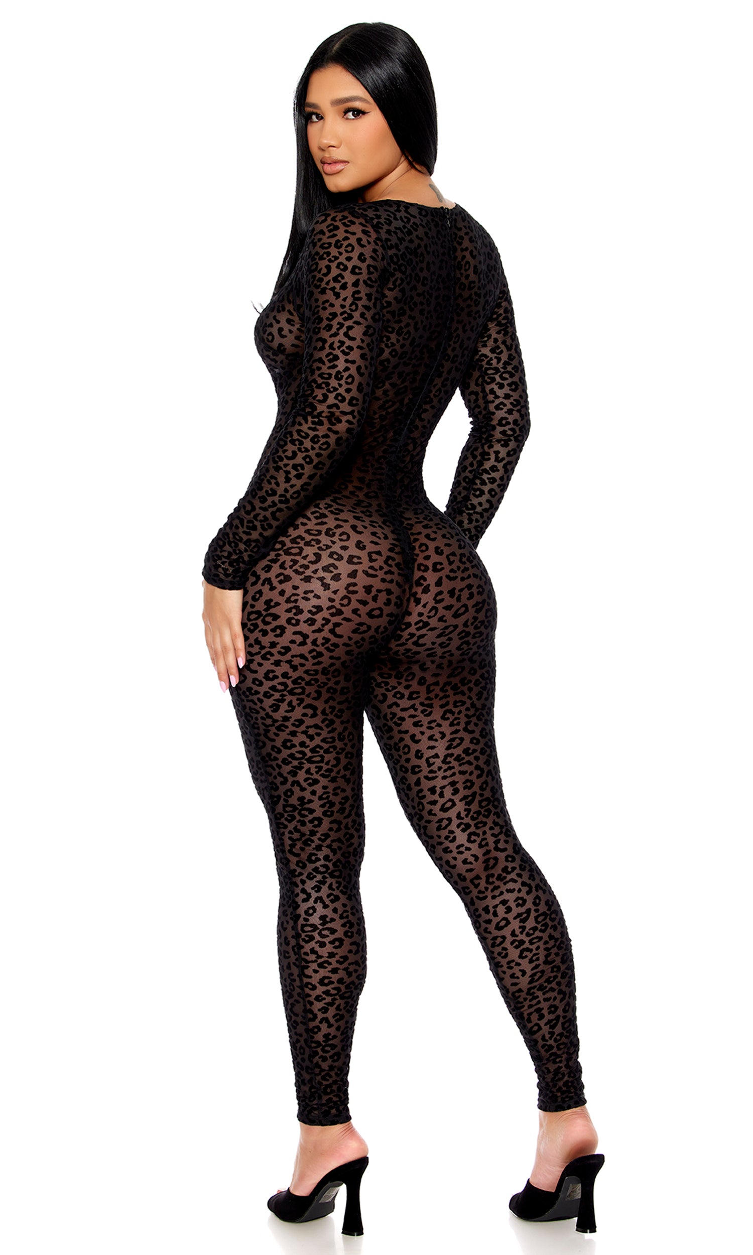 That's The Spot Keyhole Cutout Leopard Jumpsuit、mySite、bengalsvssteelers