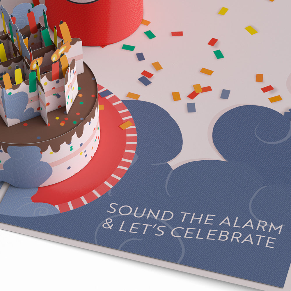 Holy Smokes You're Old Birthday Pop-Up Card、mySite、solidvoid