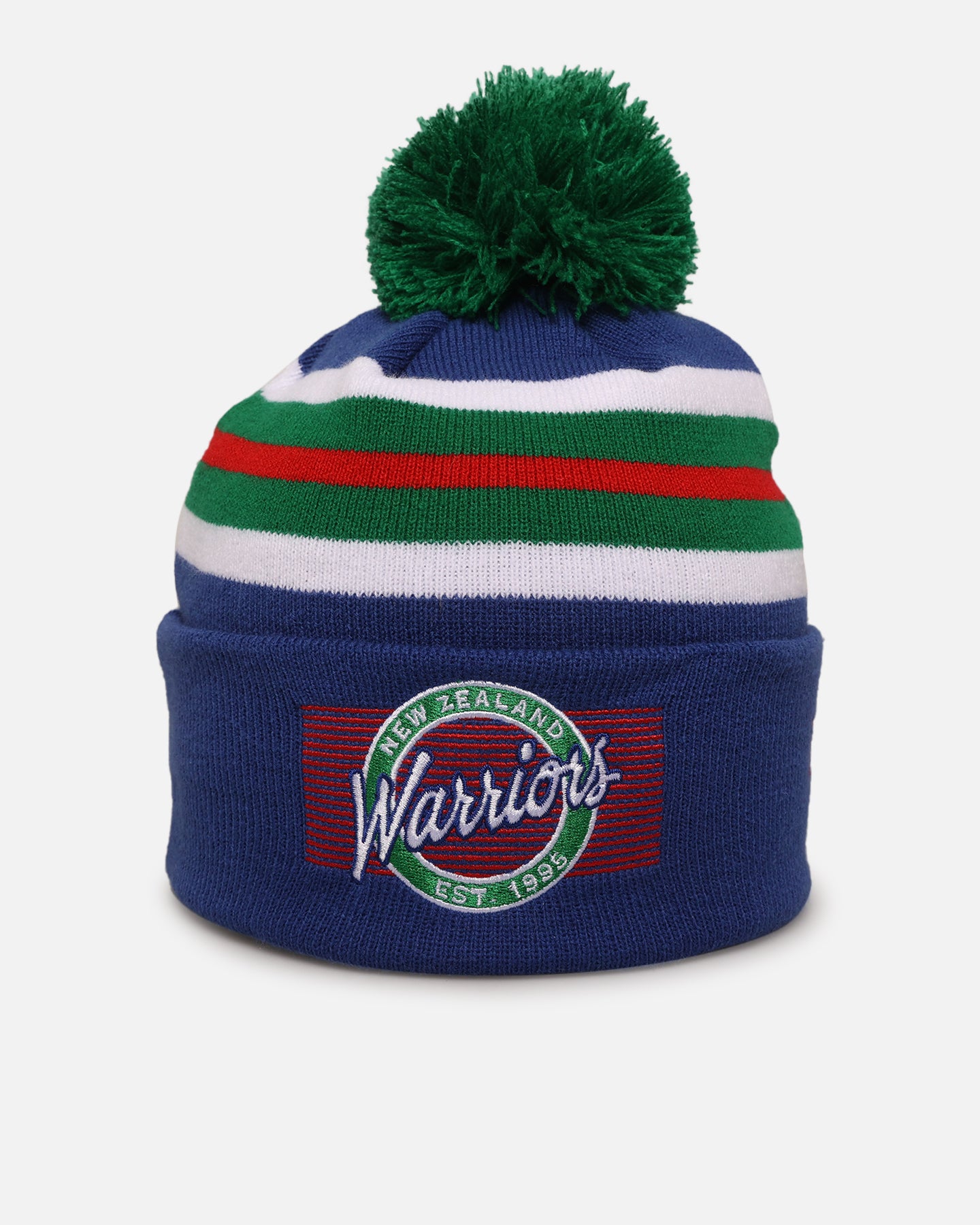 New Era New Zealand Warriors 'NRL 2025 Collection' Knitted Badged Beanie Official Team Colour、mySite、zt4zffjzw