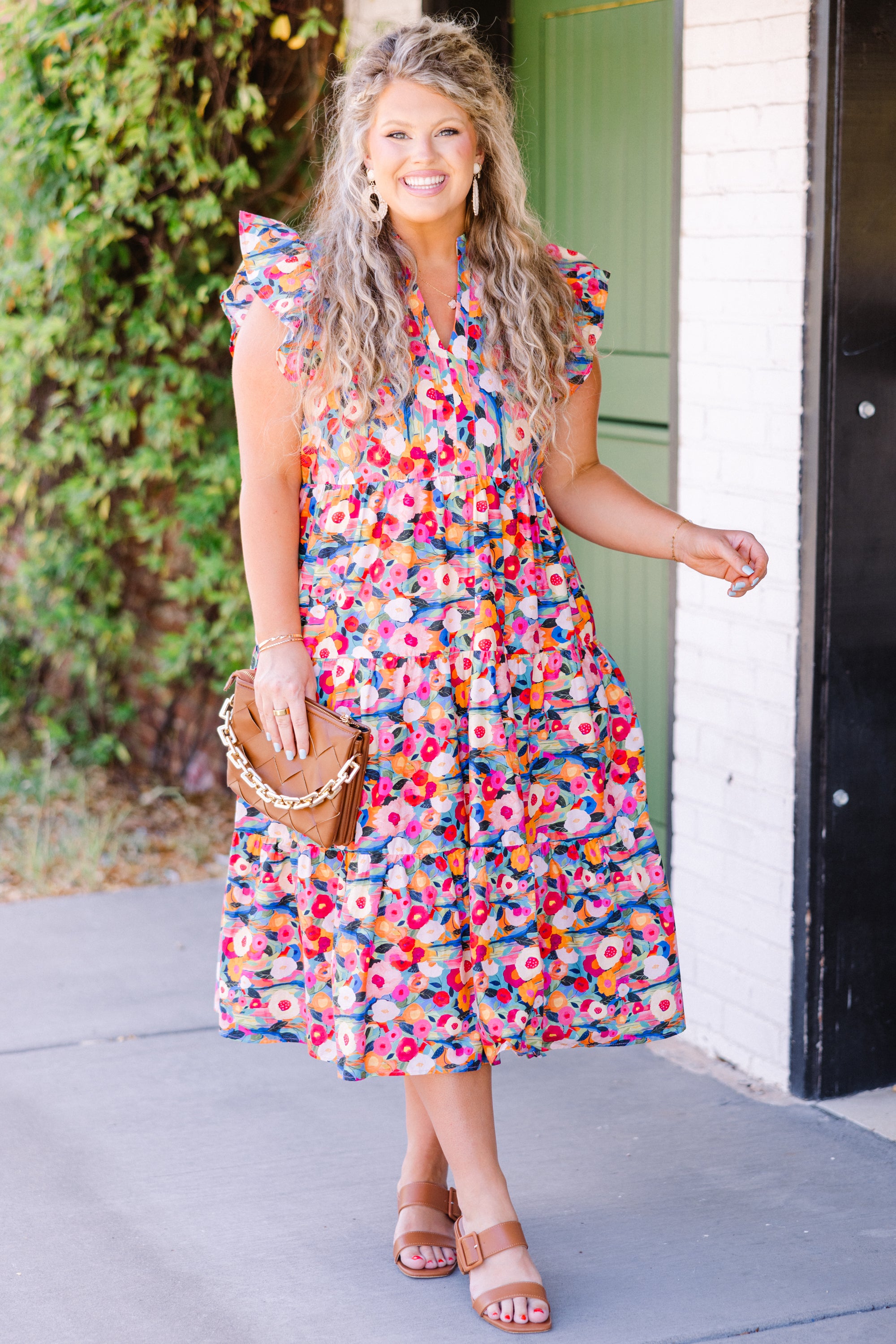  Sweet Nature Dress, Pink Multi、mySite、justintrudeaud