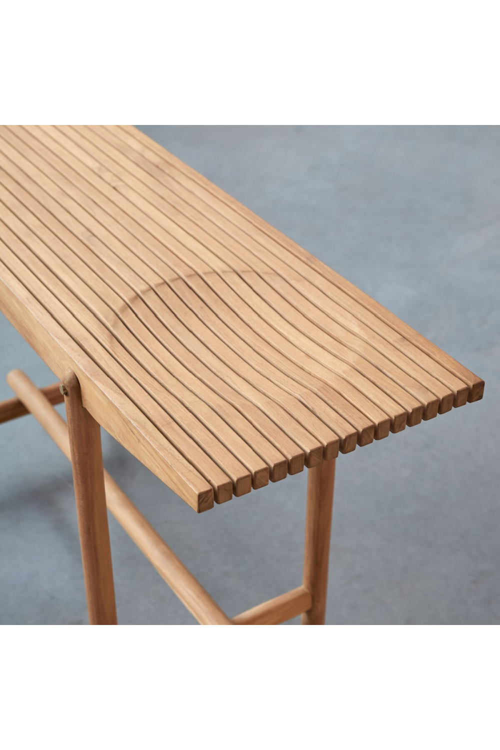 Teak Slatted Garden Table | Tikamoon Fado、mySite、neckold
