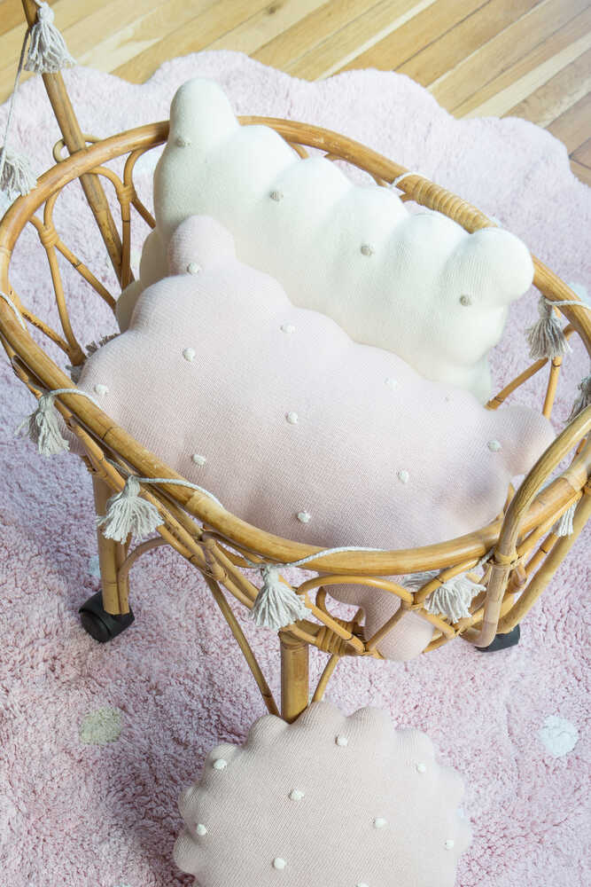 KNITTED CUSHION BISCUIT PINK、mySite、gigharbornorthrealestate