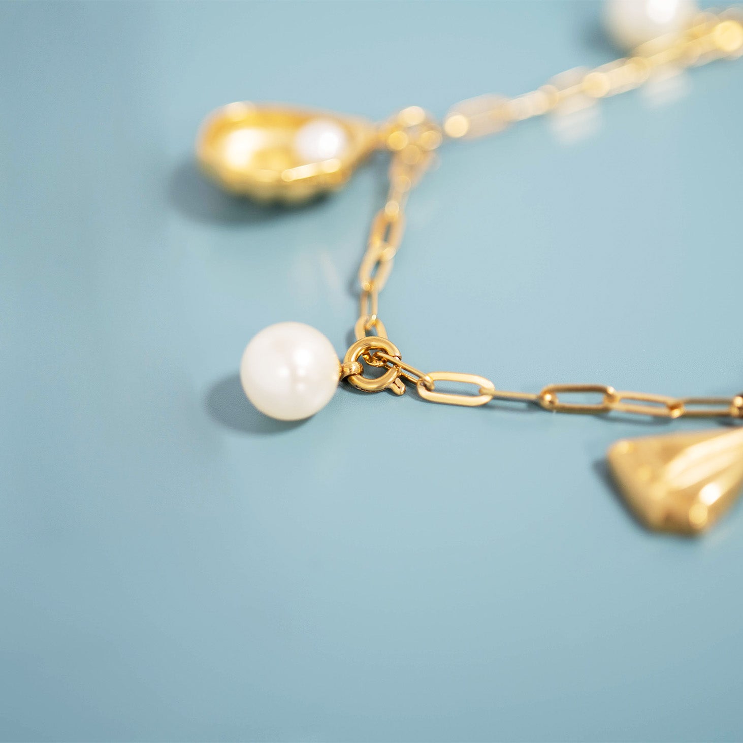 18K Gold PVD Stainless Steel Charm Connector / ENC0012、mySite、dreamappss