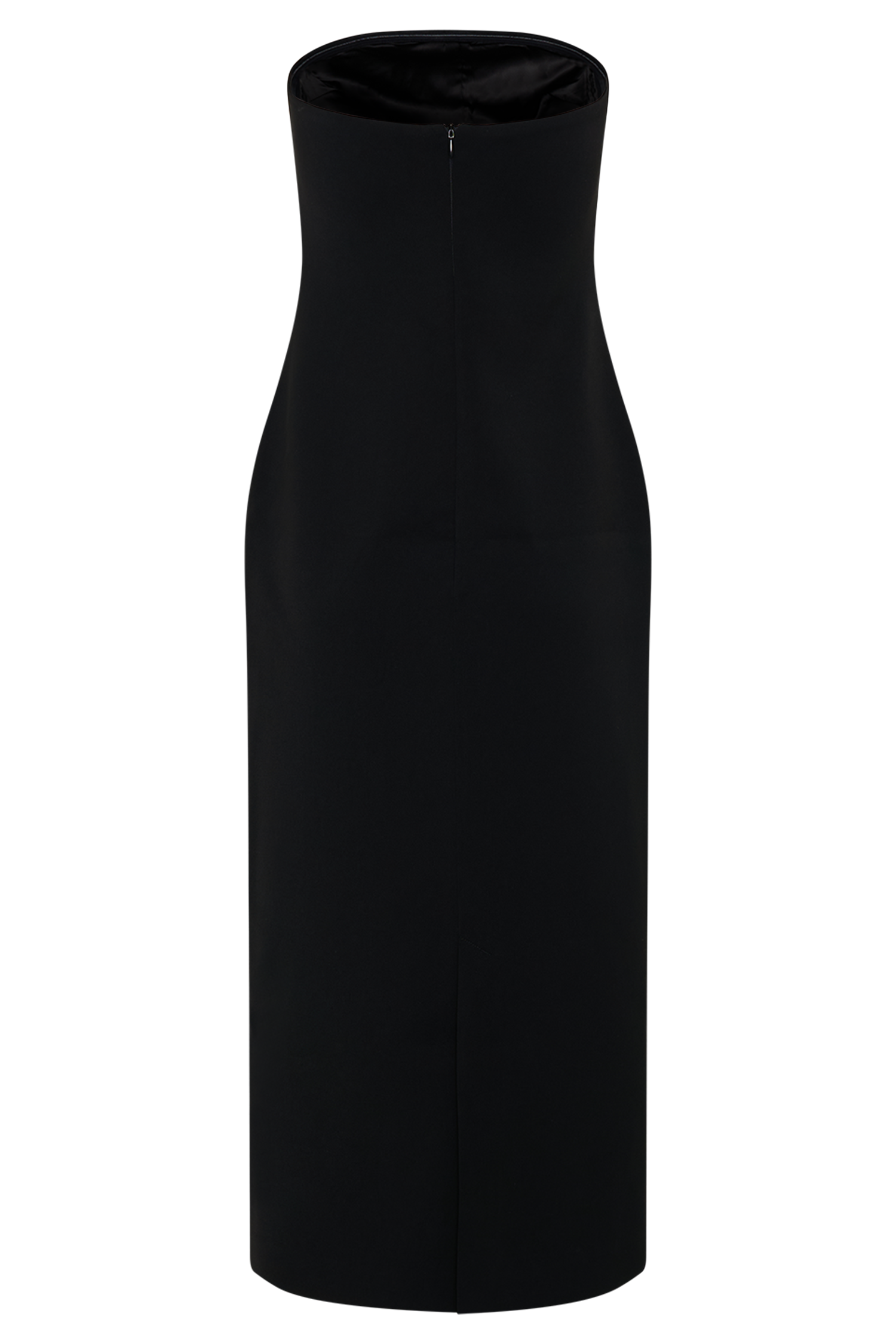 Sussan Strapless Midi Dress - Black、mySite、solidvoid