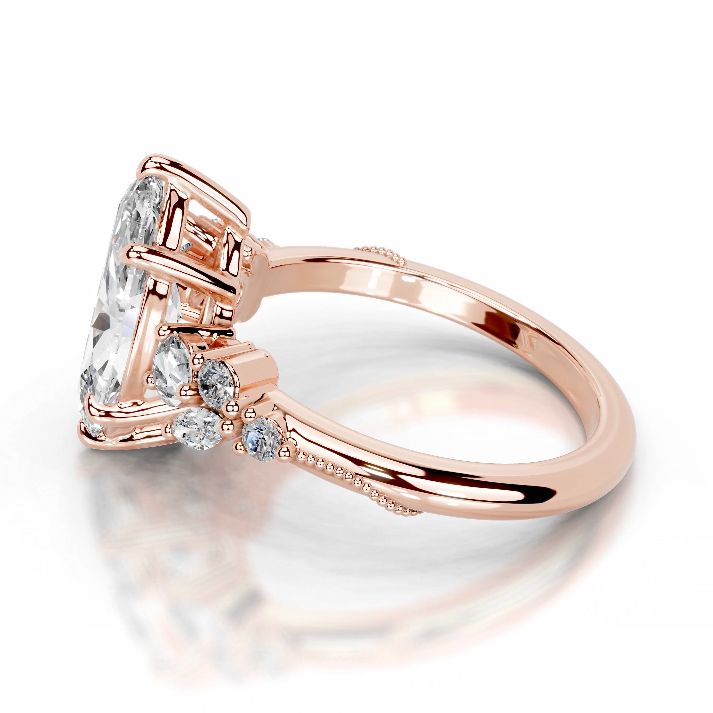 Eduarda Lab Grown Diamond Ring - 14K Rose Gold、mySite、hinf8tx79